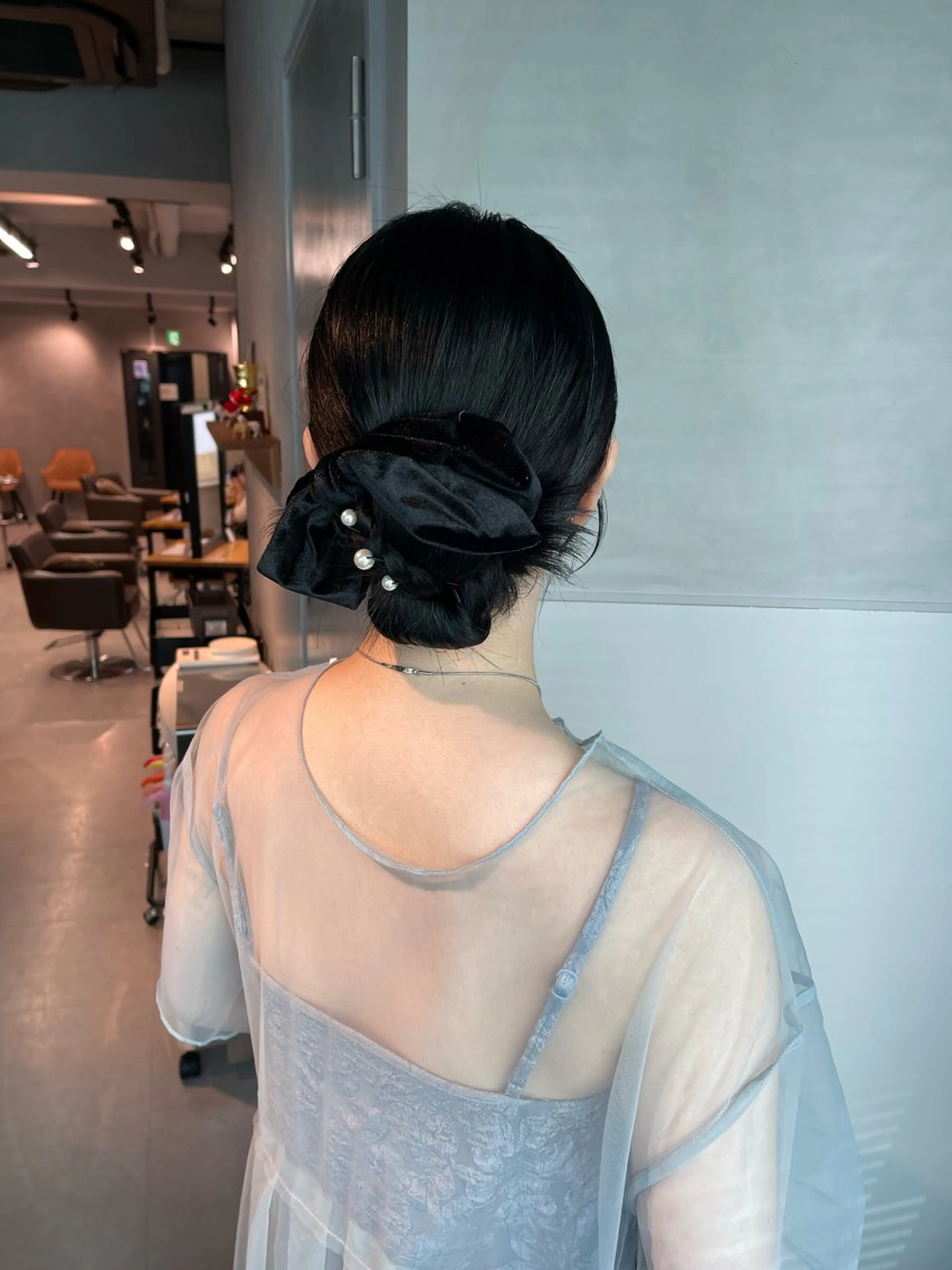 ヘアアレンジ ポニーテール 結婚式・ブライダル 卒業式のヘアスタイル ヘアセット charm《銀座》 ヘアセット/縮毛矯正のヘアスタイル