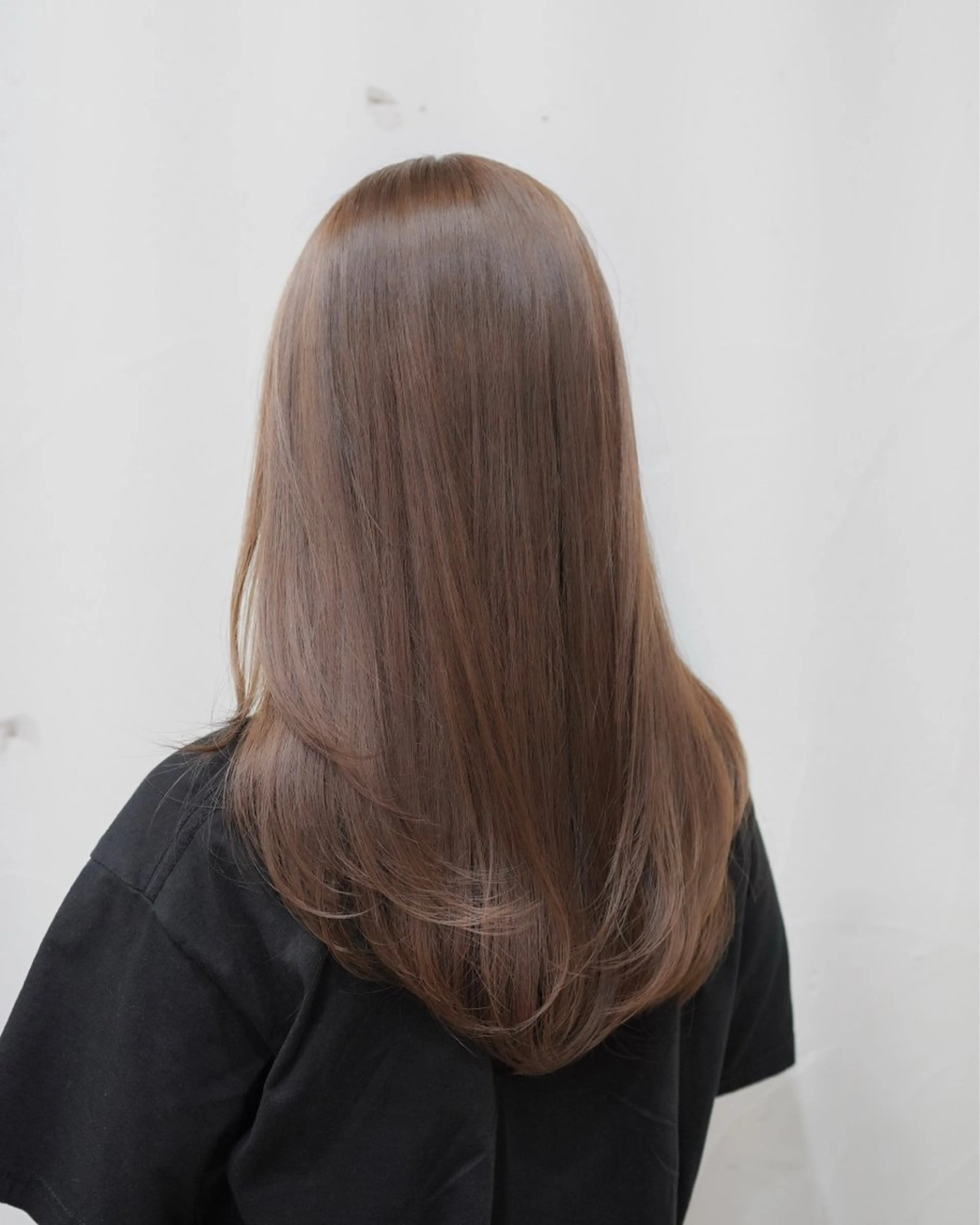 ロング カラー ベージュカラー ブリーチ ダブルカラー ヘーゼル ブリーチなしカラー 🪞透けヘア髪質改善 艶ベージュ/nagiのヘアスタイル