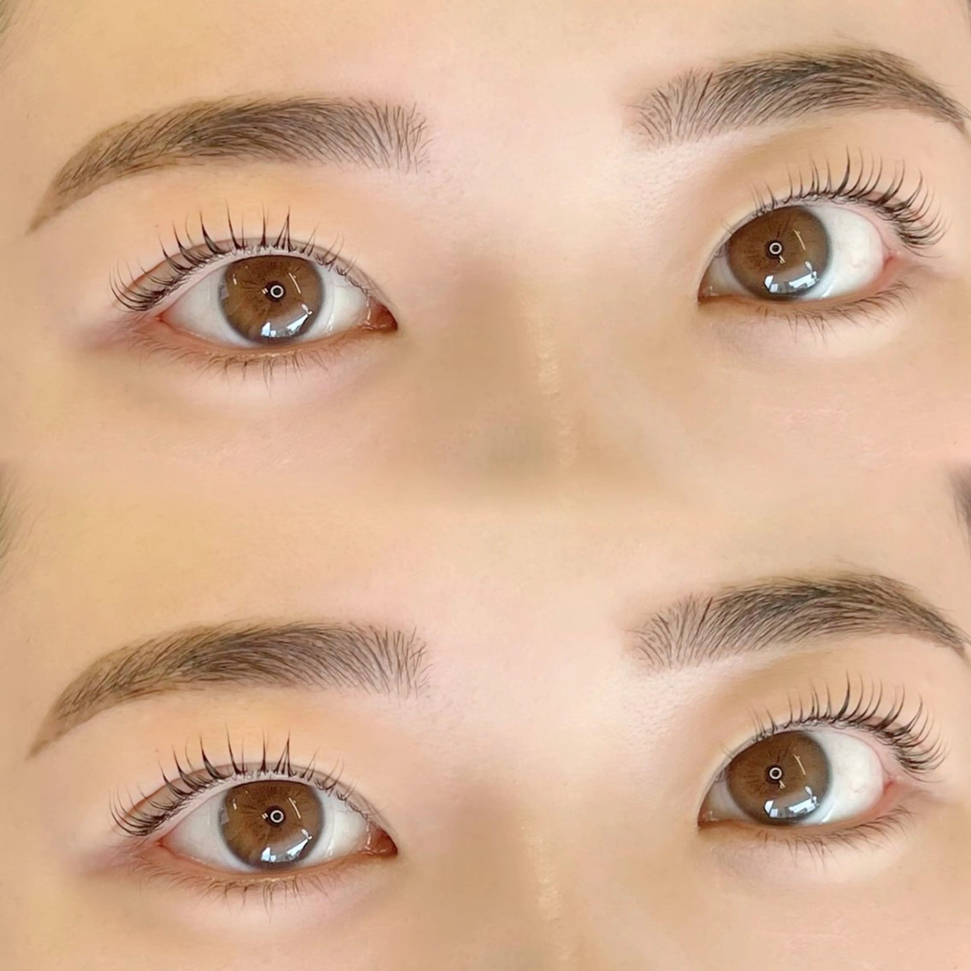 【人気No.1💫】まつげパーマ（パリジェンヌに変更可◎）＋アイブロウWAXの写真