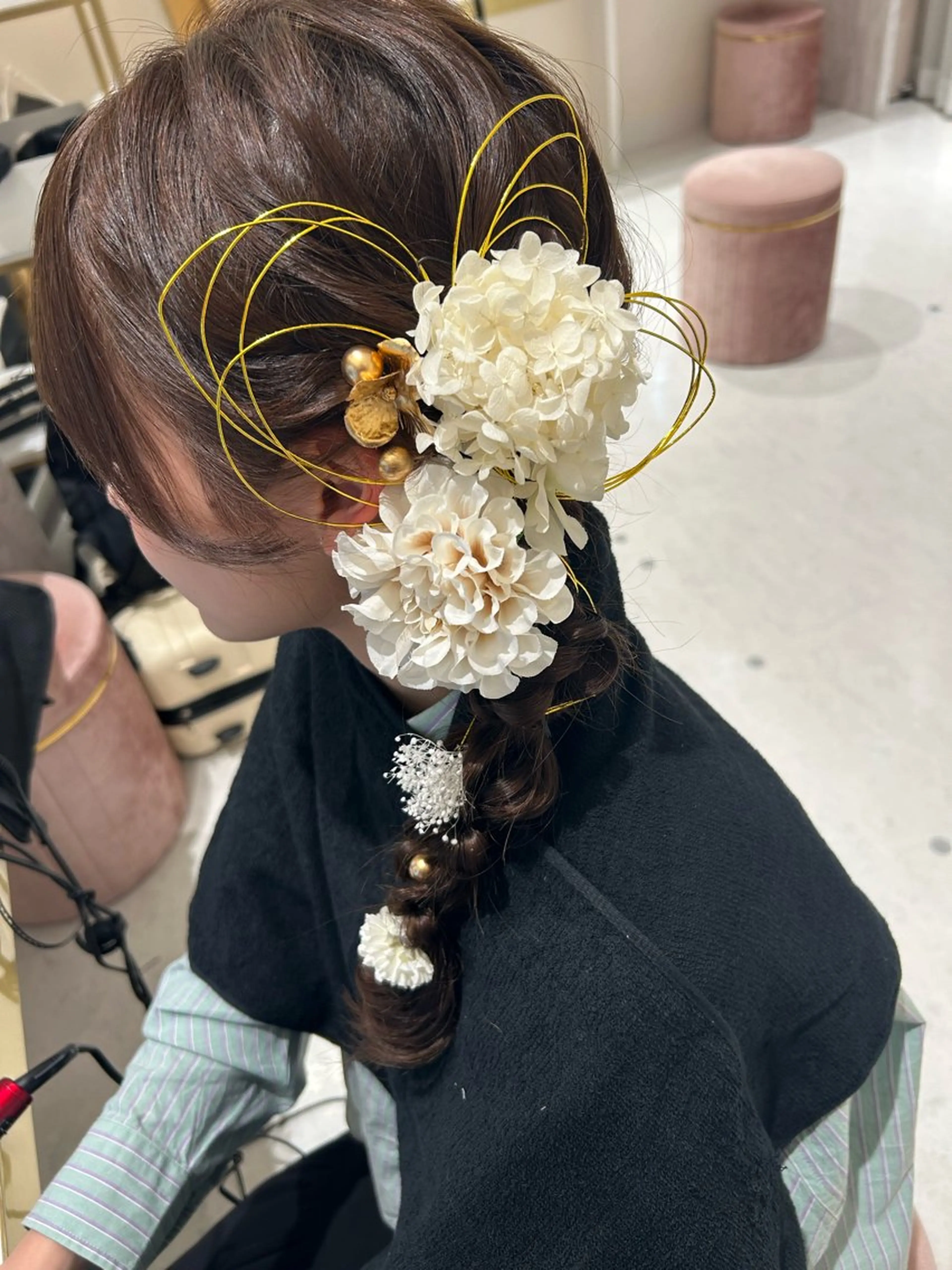 ロング ヘアセット Delight ヘアメイク着付けのヘアスタイル