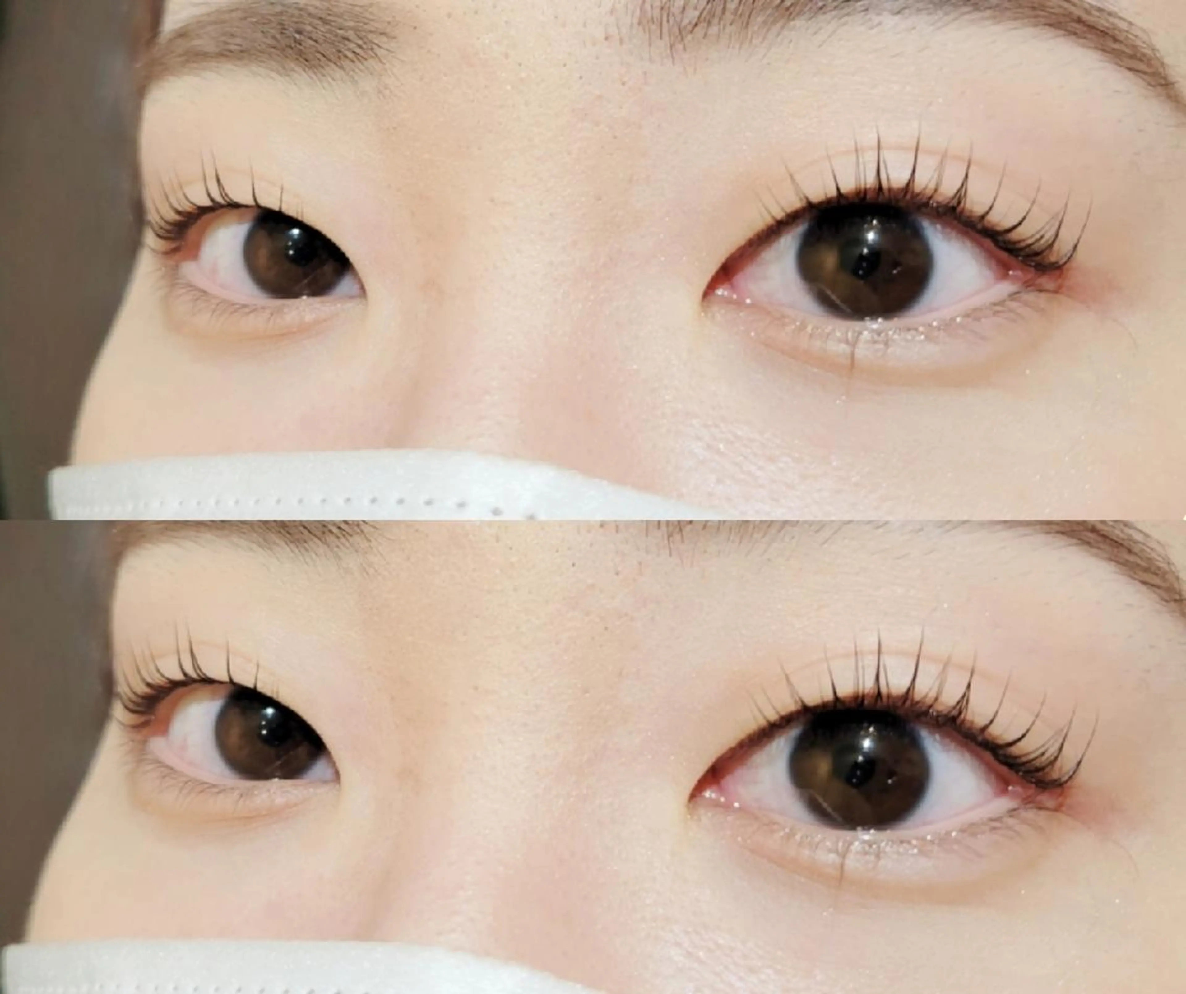 マツエク・マツパ まつげパーマ 一重×まつ毛パーマ 💜bora .のネイルデザイン