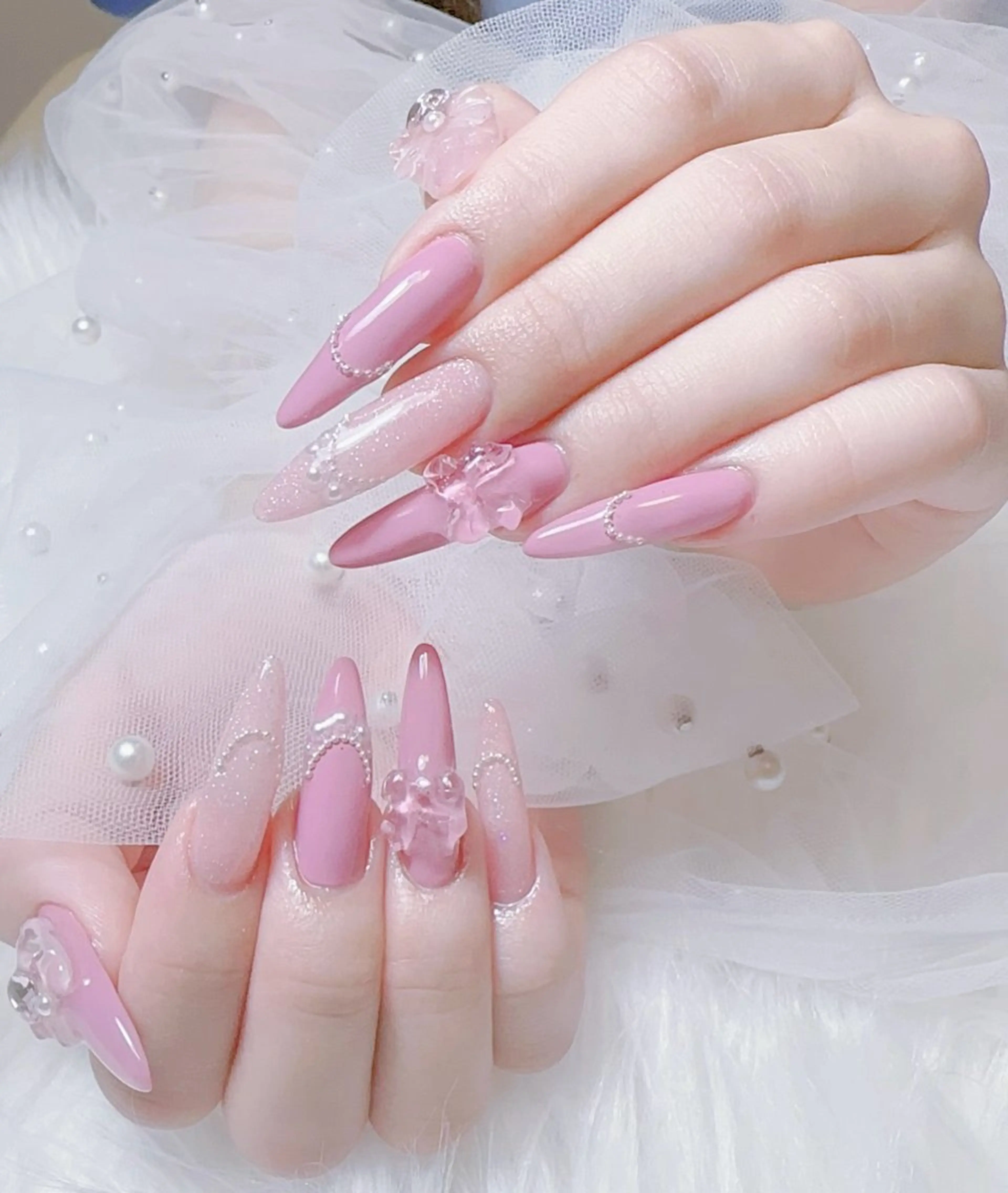 ネイル ハンドネイル ╹◡╹Mimoミモ Eye&Nailのマツエク・マツパデザイン