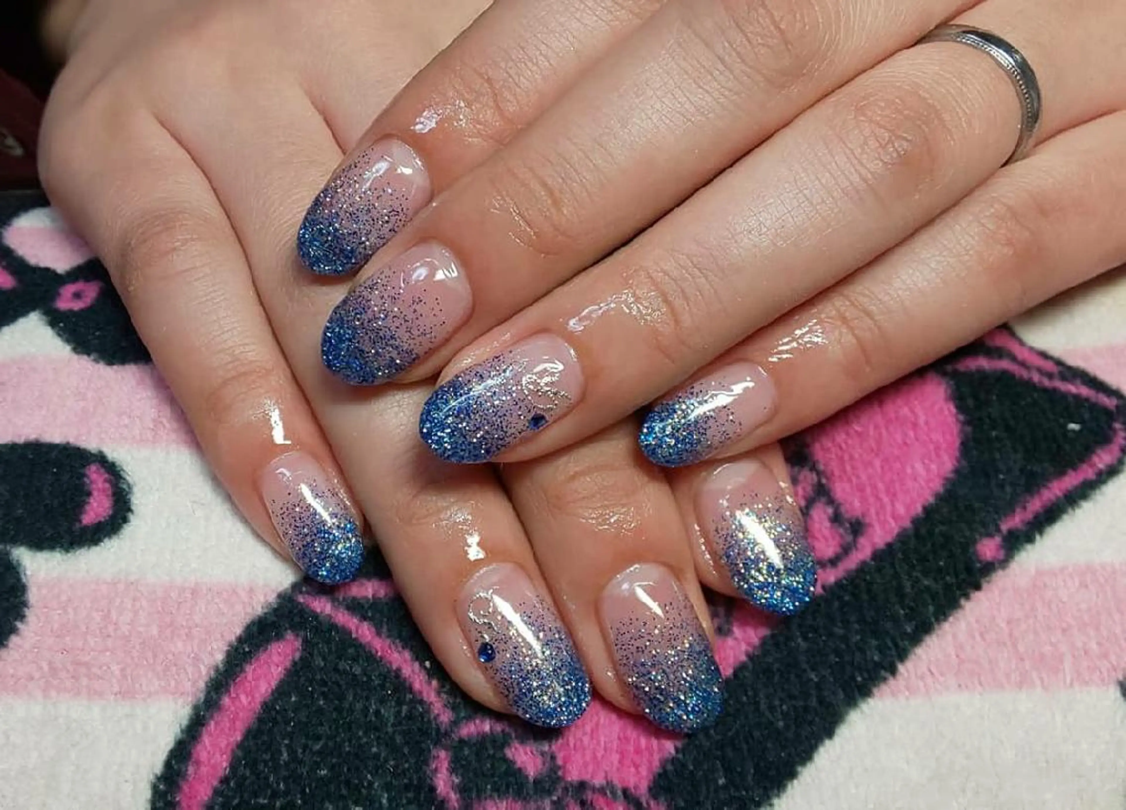 ネイル ラメ(グリッター) ラメグラデーション シンプルネイル nail yukkoのネイルデザイン