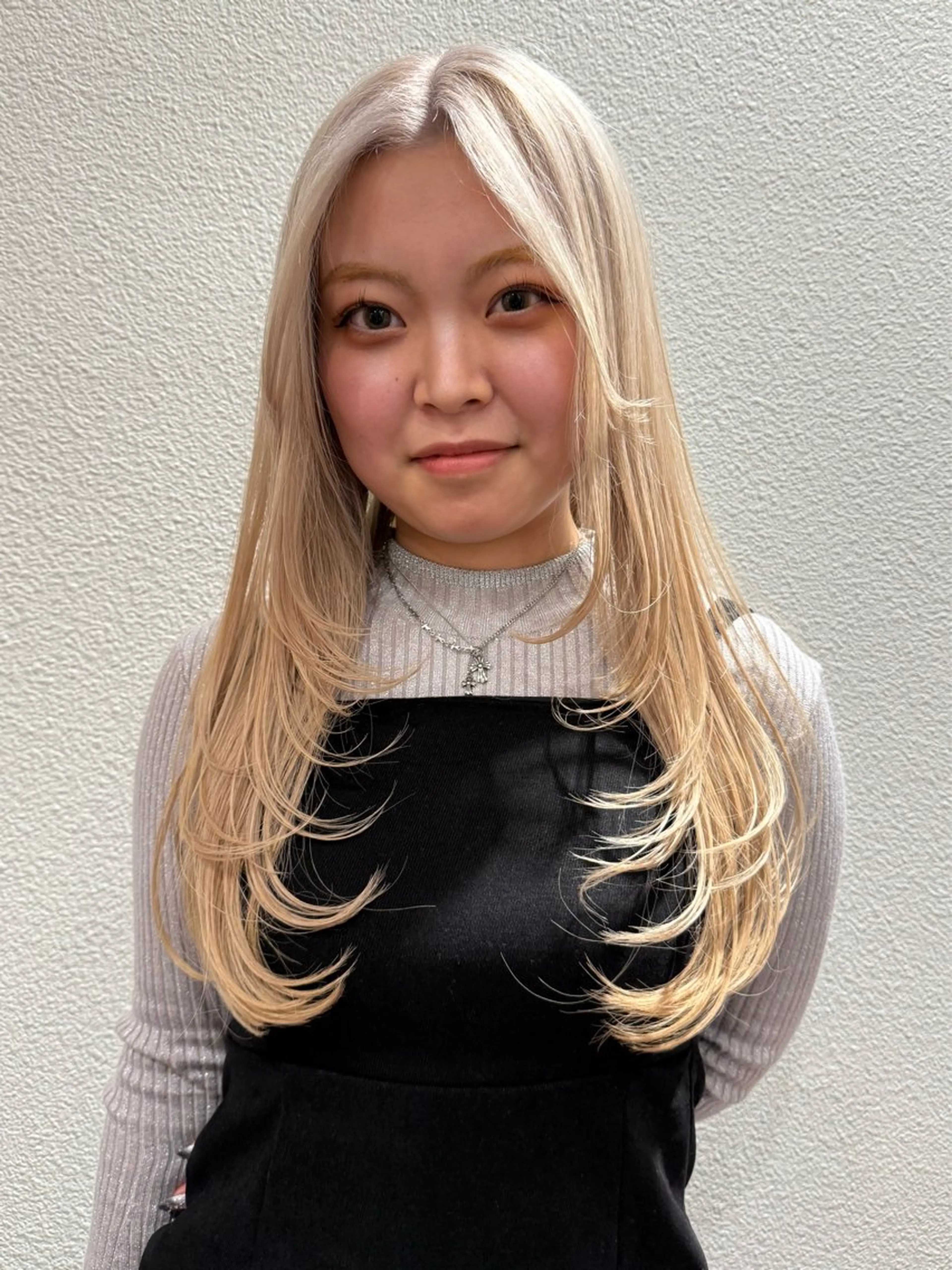 カラー ベージュカラー ホワイトベージュ 🦋韓国レイヤー特化 🦋髪質改善🩵来輝のヘアスタイル