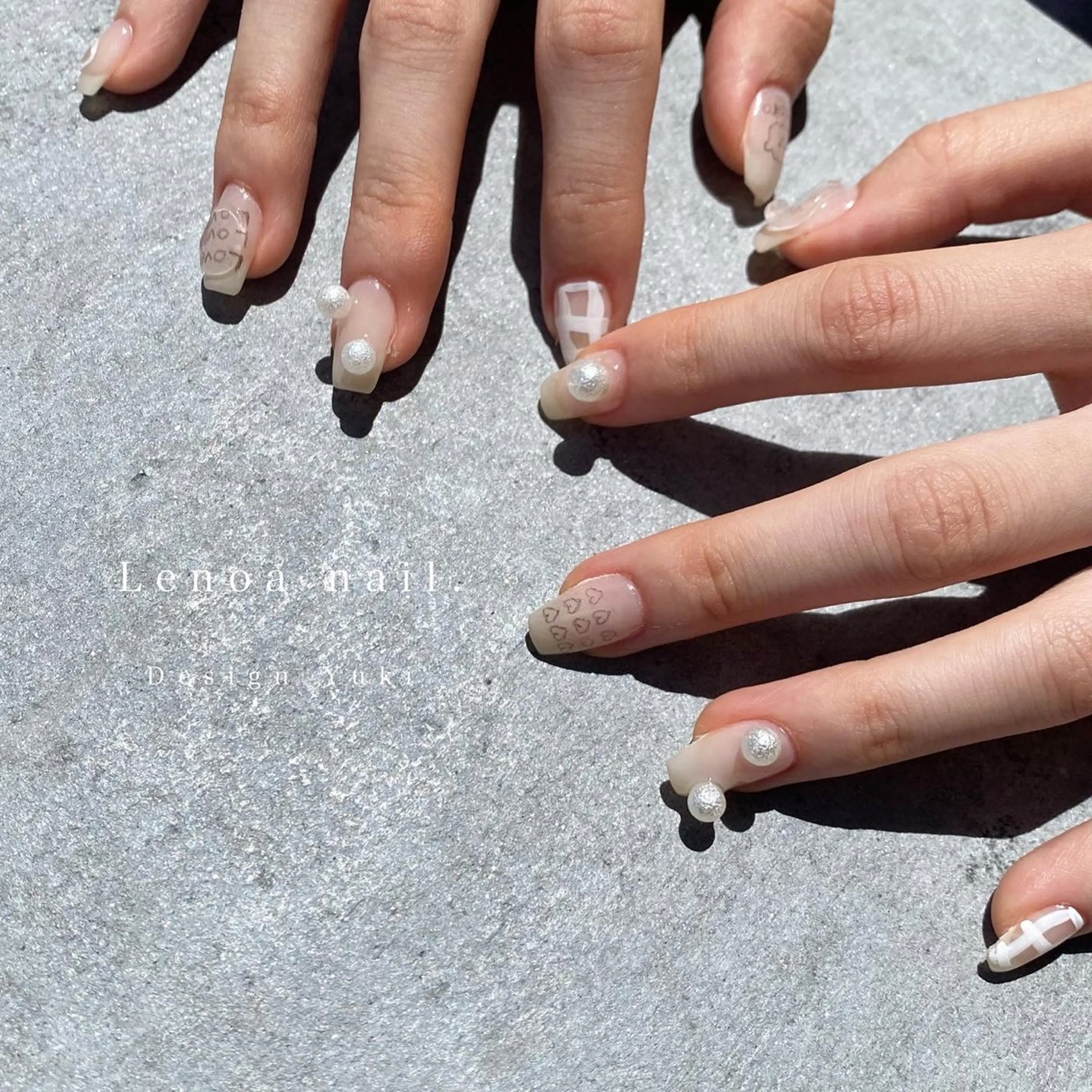ネイル ハンドネイル Lenoa Yukiのネイルデザイン
