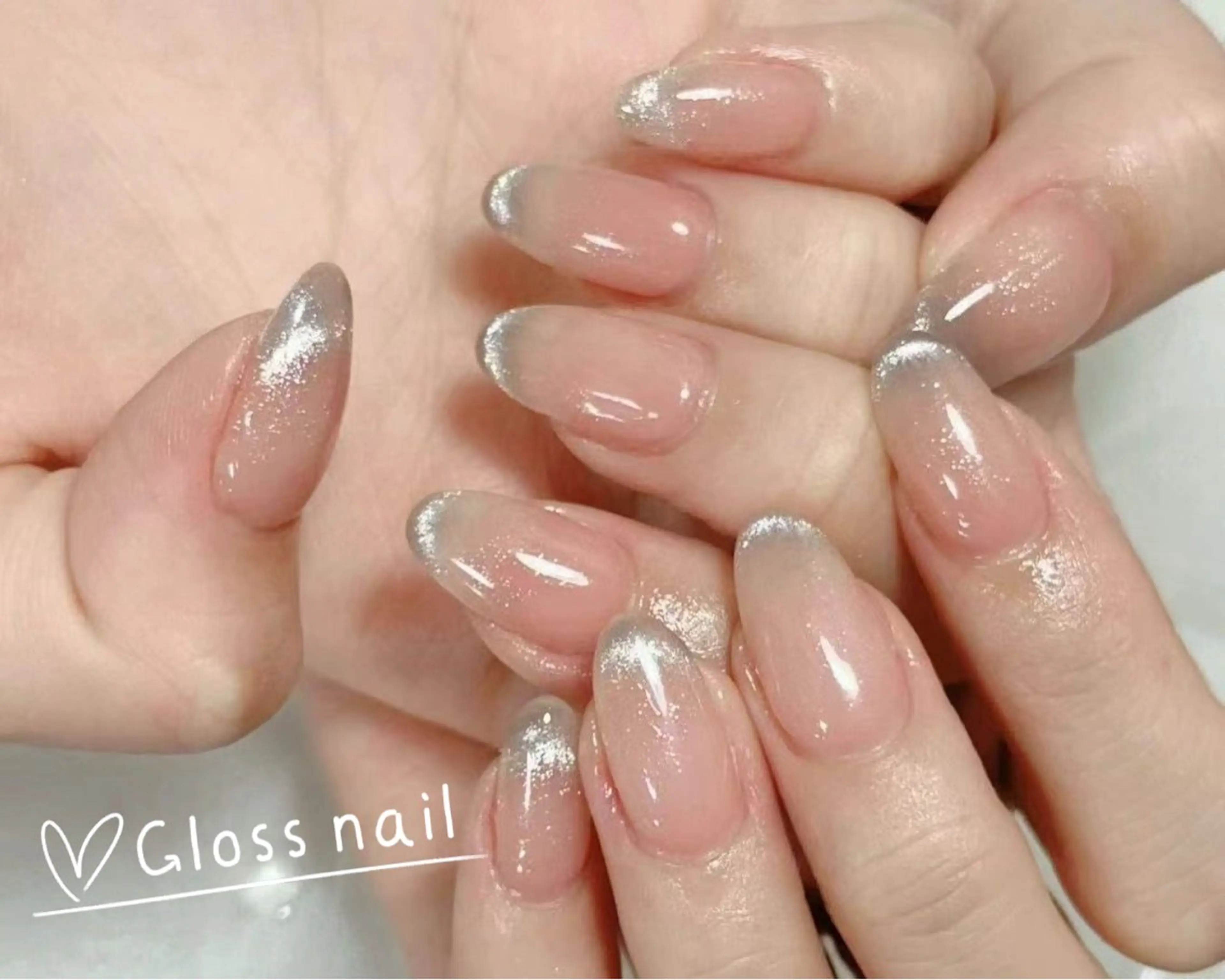 ネイル ハンドネイル miho🍎 Gloss nailのネイルデザイン