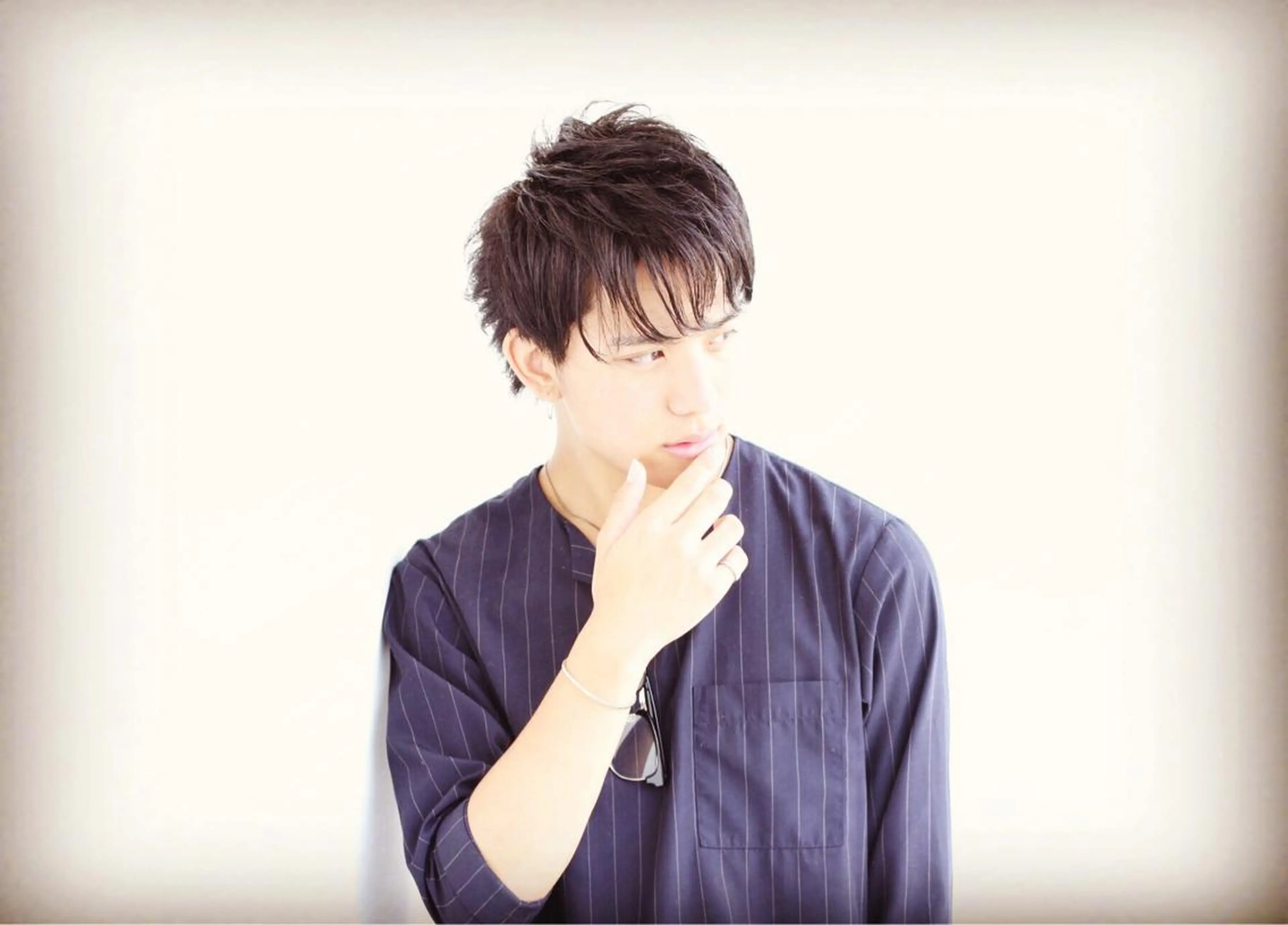 ショート メンズ 金子 富士のヘアスタイル