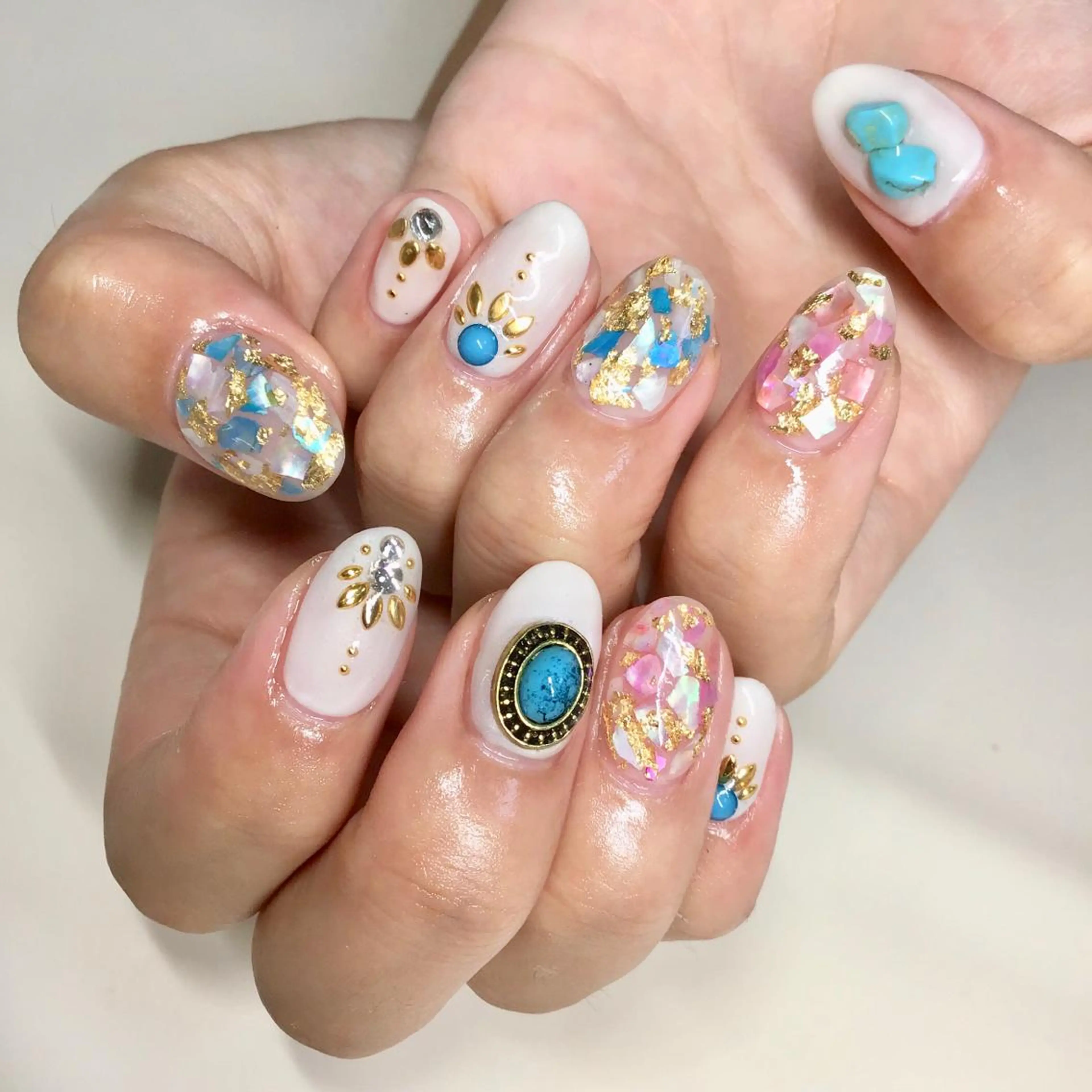 ロング キッズ ネイル マツエク・マツパ 福田 加奈のネイルデザイン