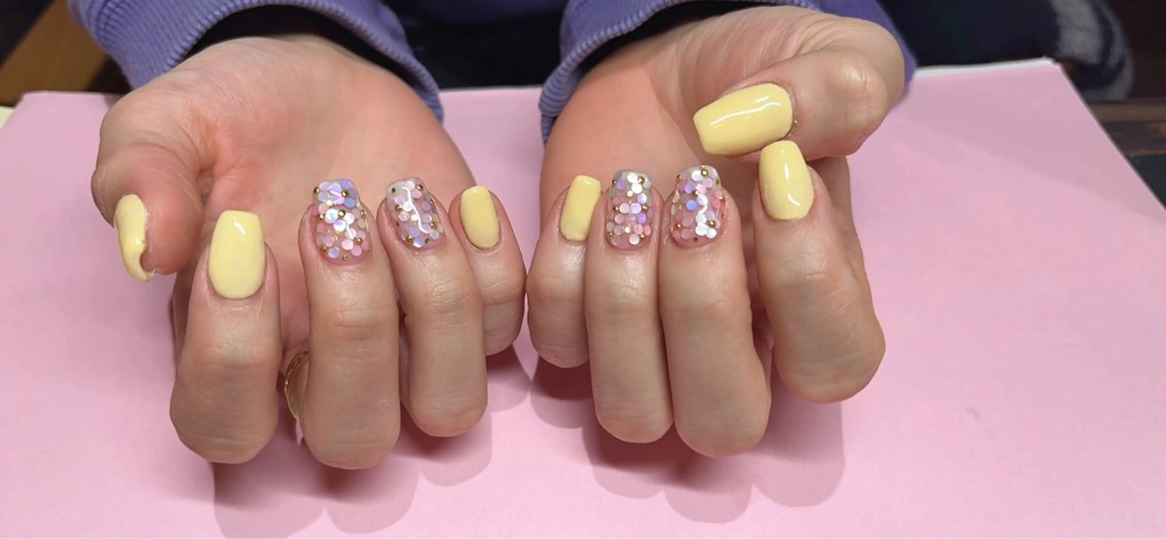 ショート ハンドネイル ネイルサロン RU新越谷南越谷のネイルデザイン