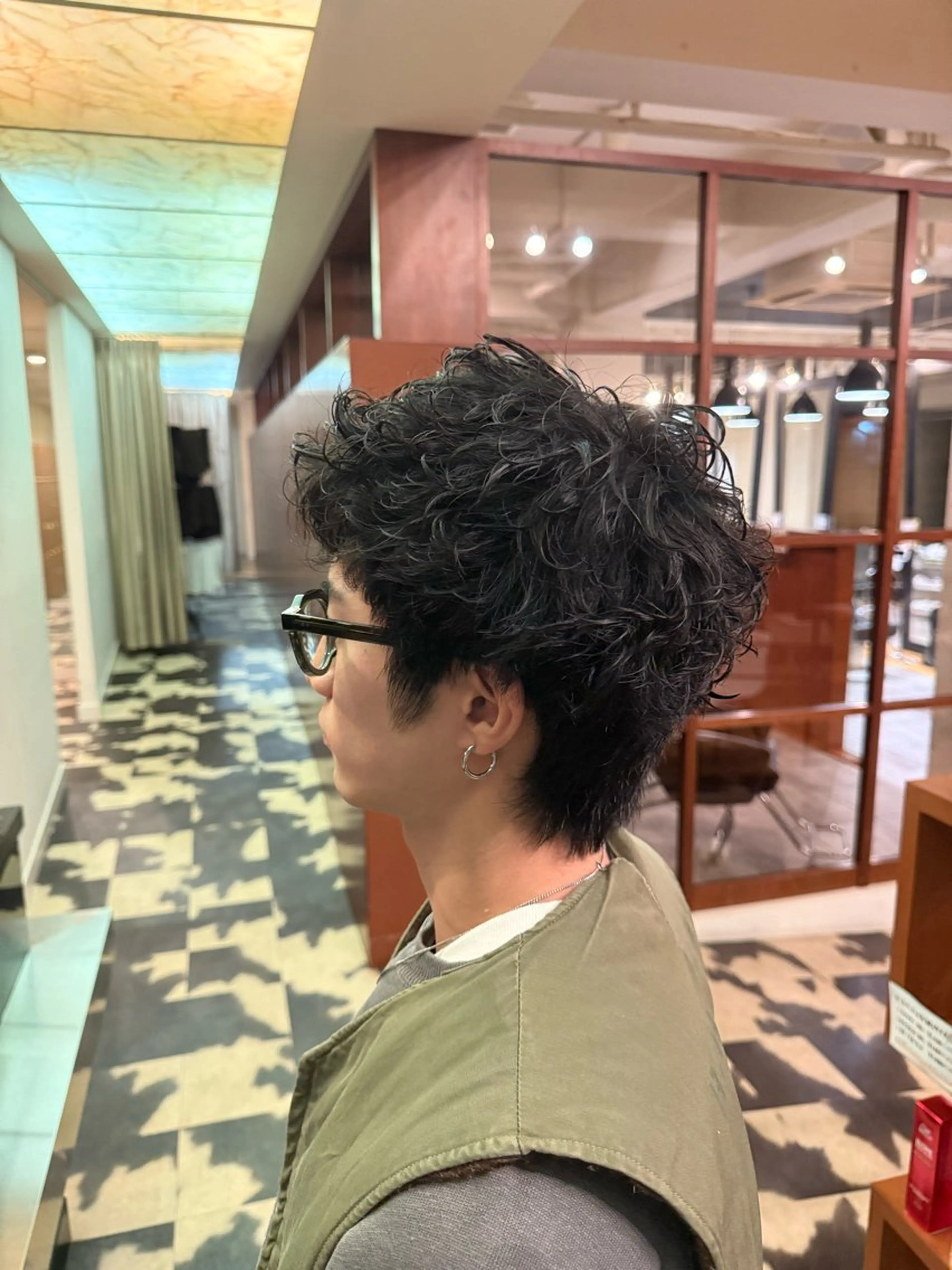 パーマ メンズ メンズパーマ カット パーマ 西出 Nishideのヘアスタイル