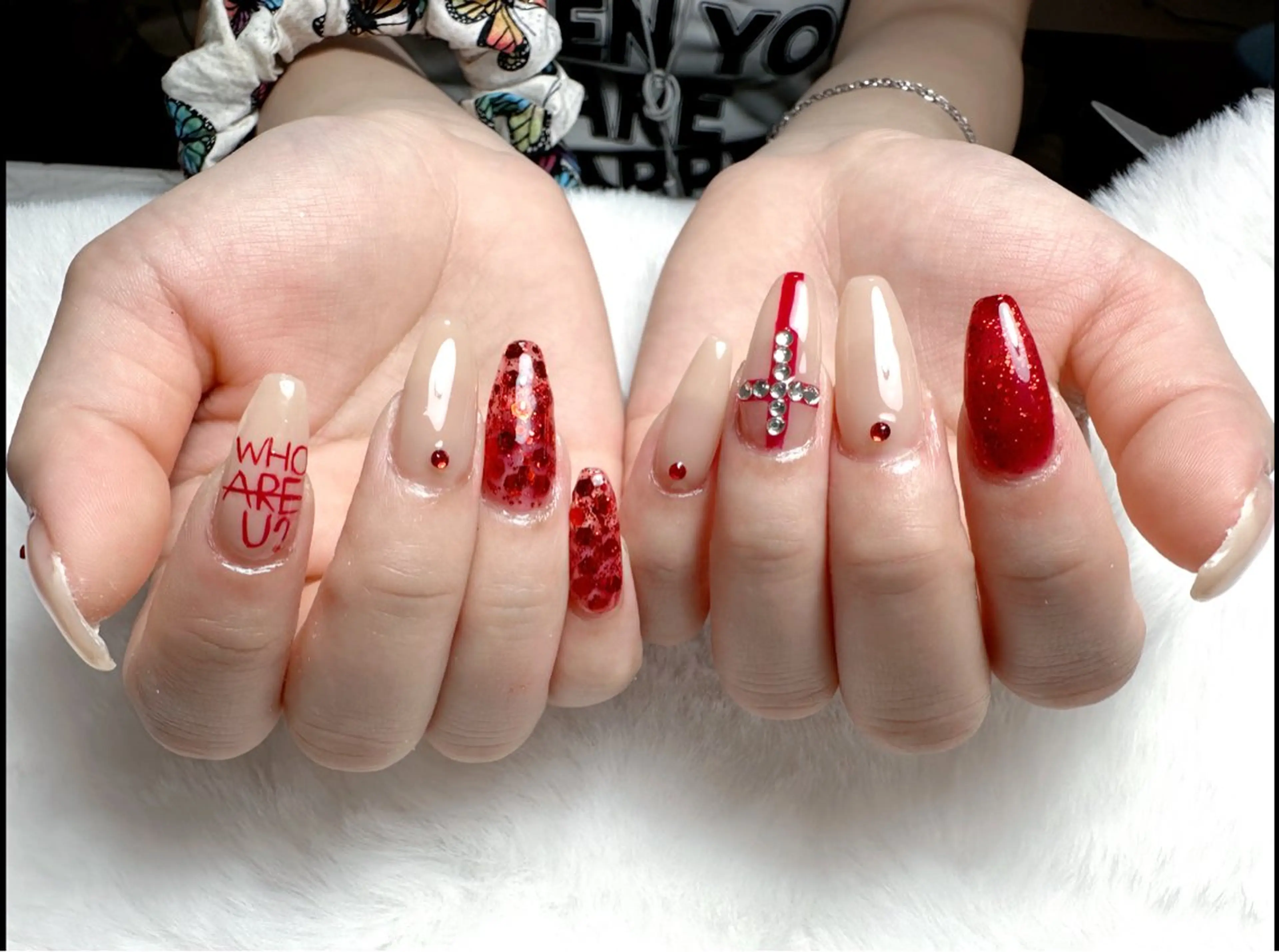 ネイル チークネイル フレンチネイル ジェルネイル グラデーション 韓国ネイル ハンドネイル 清水 ユナのネイルデザイン