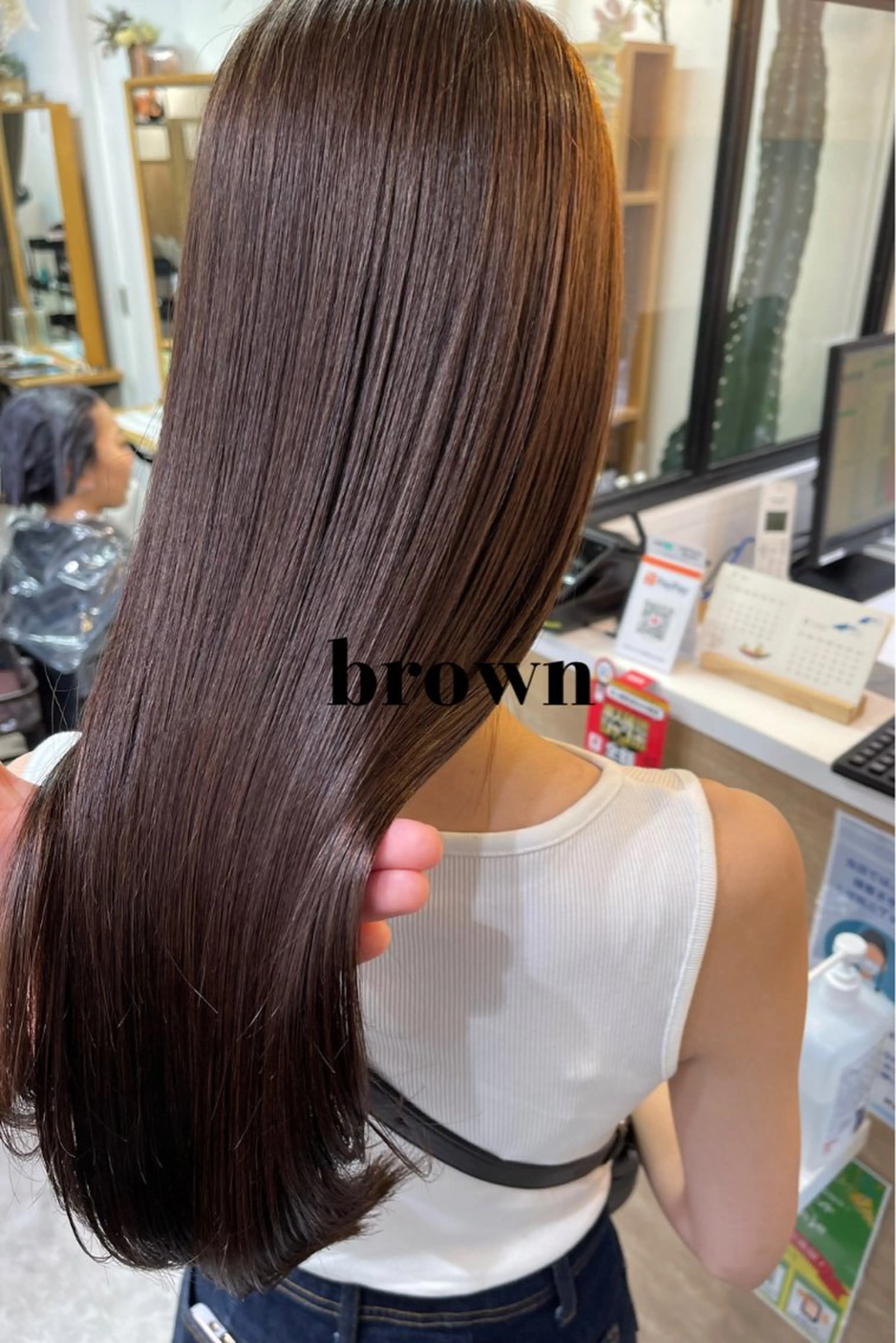 ロング カラー charm《銀座》 ヘアセット/縮毛矯正のヘアスタイル