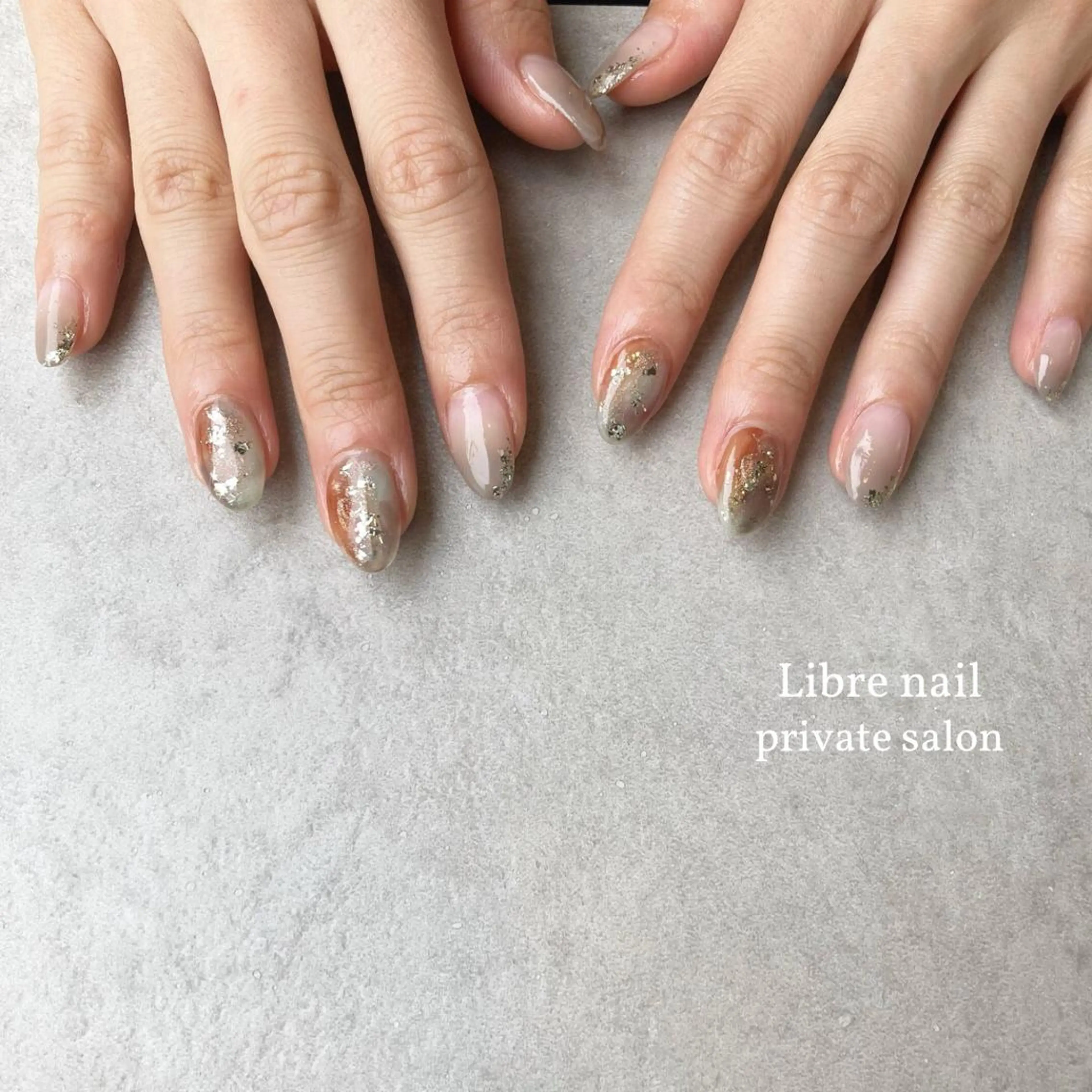 ネイル ニュアンスネイル 【Libre】 -ﾘﾌﾞﾚﾈｲﾙ-のネイルデザイン