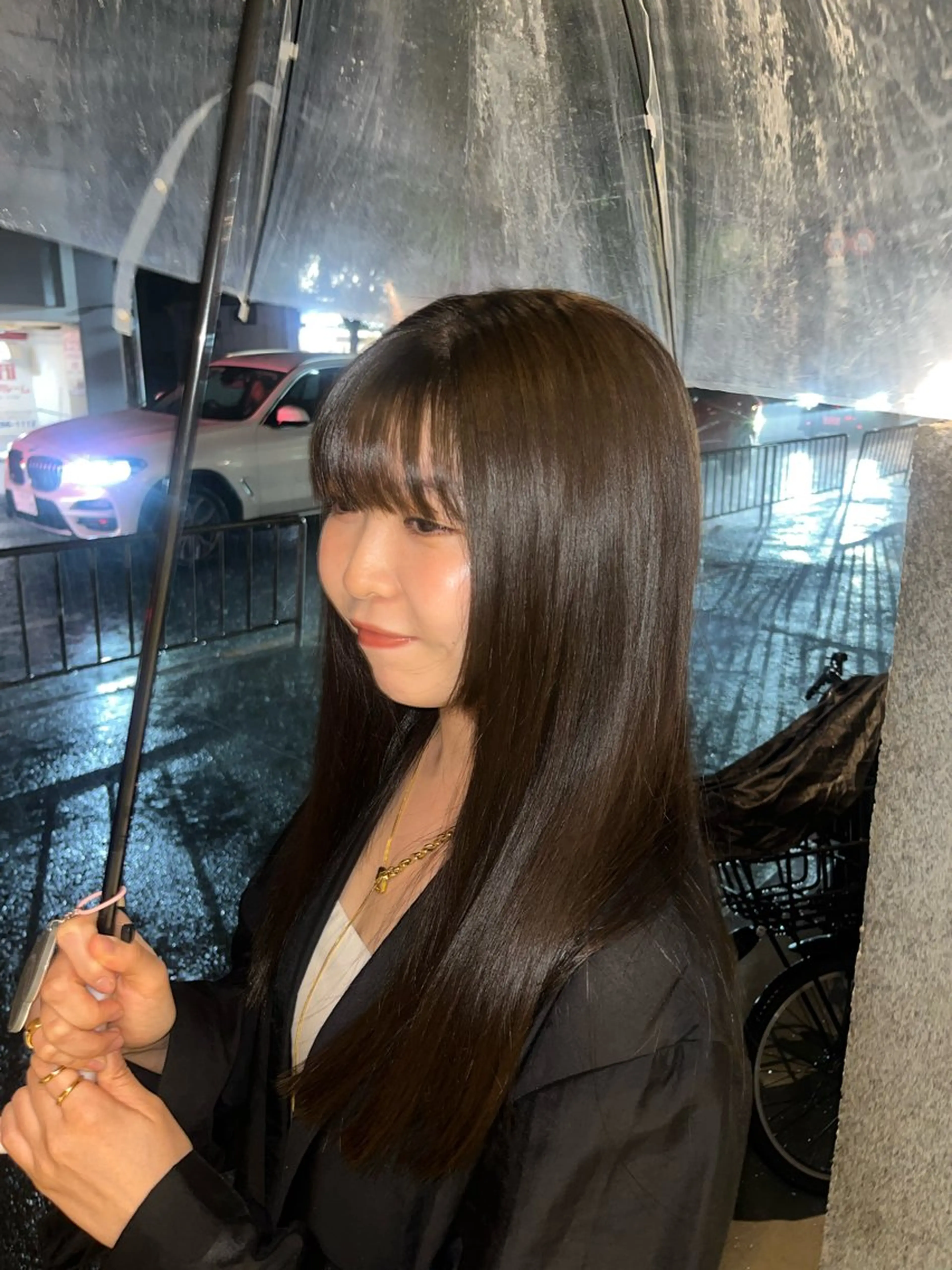 ロング カラー 藤井 美歩/赤髪のヘアスタイル