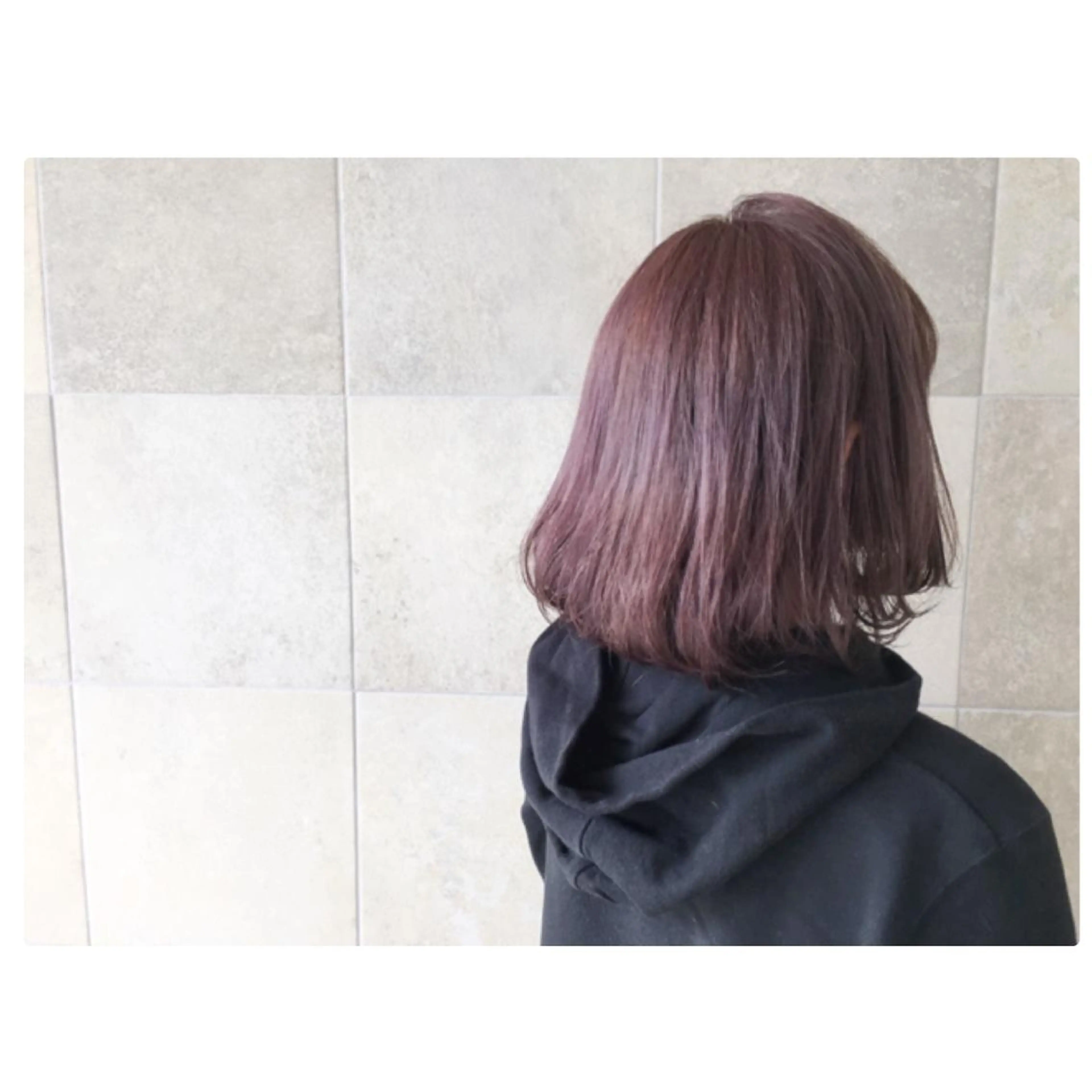 ミディアム カラー ブリーチ ハイトーンカラー カット／メンズカット 藤田麻衣のヘアスタイル