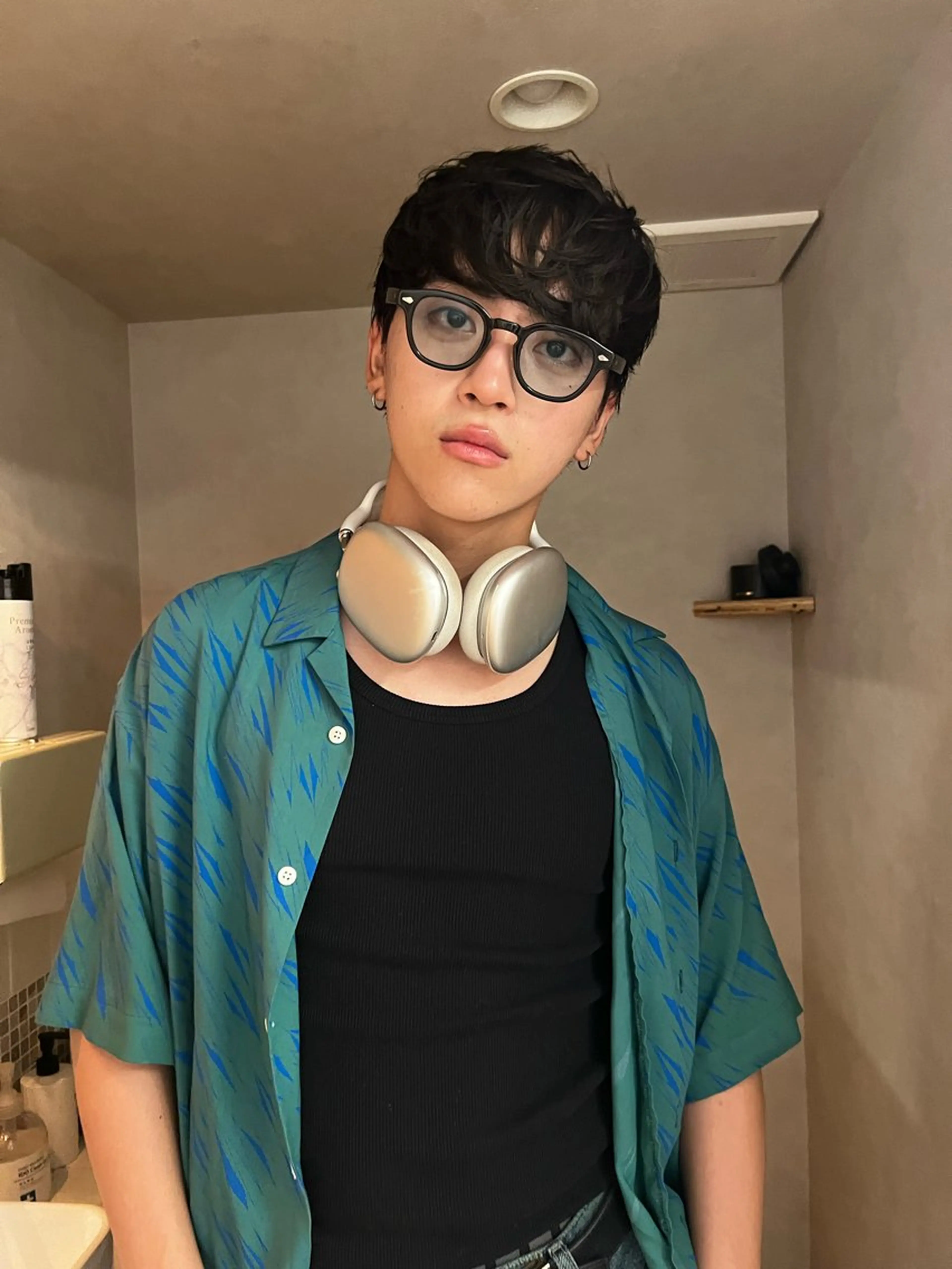 カラー パーマ メンズ nishido ハイライト/パーマのヘアスタイル