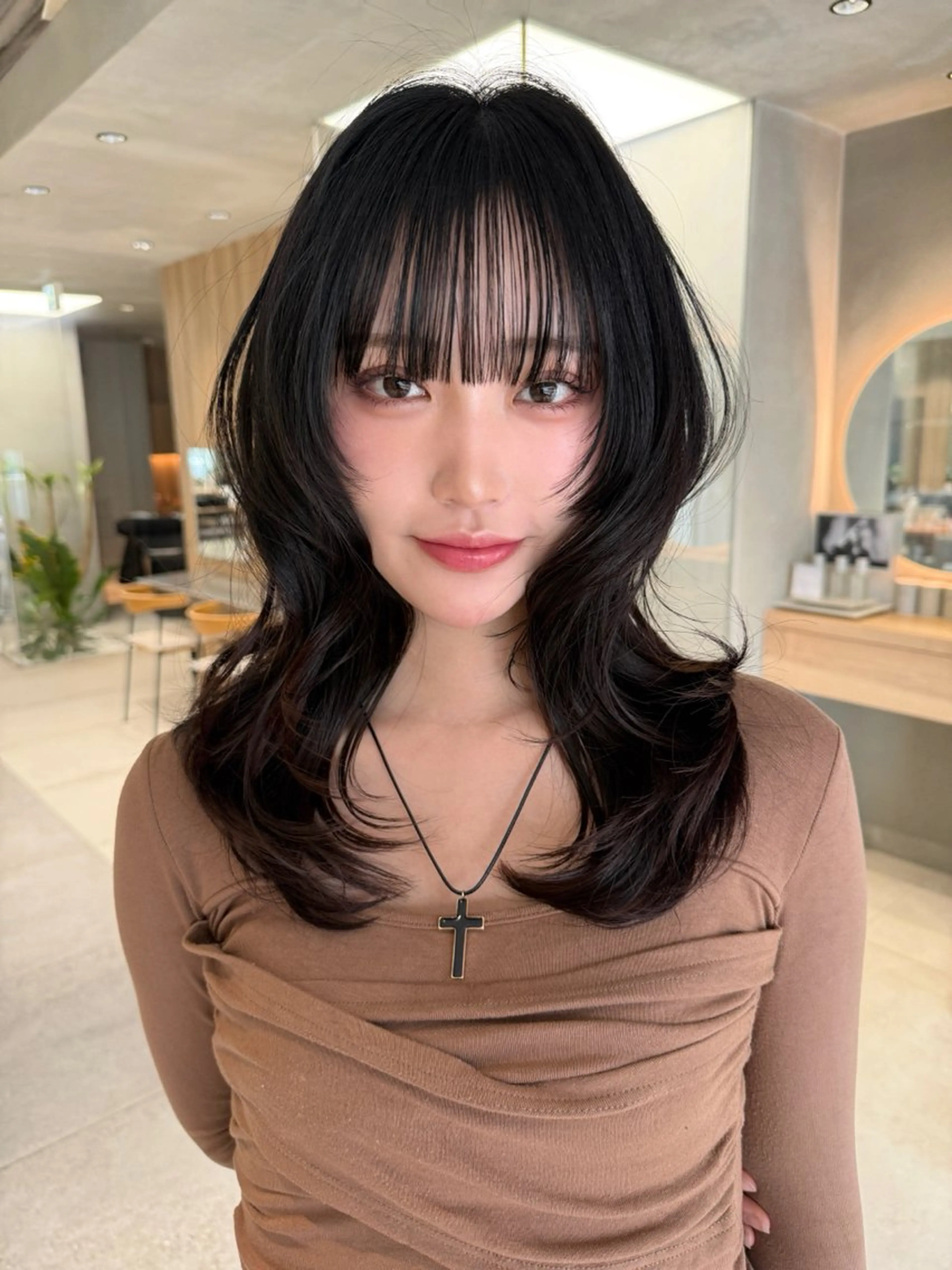 セミロング 💓ロング韓国ヘア ~Kirara💓のヘアスタイル