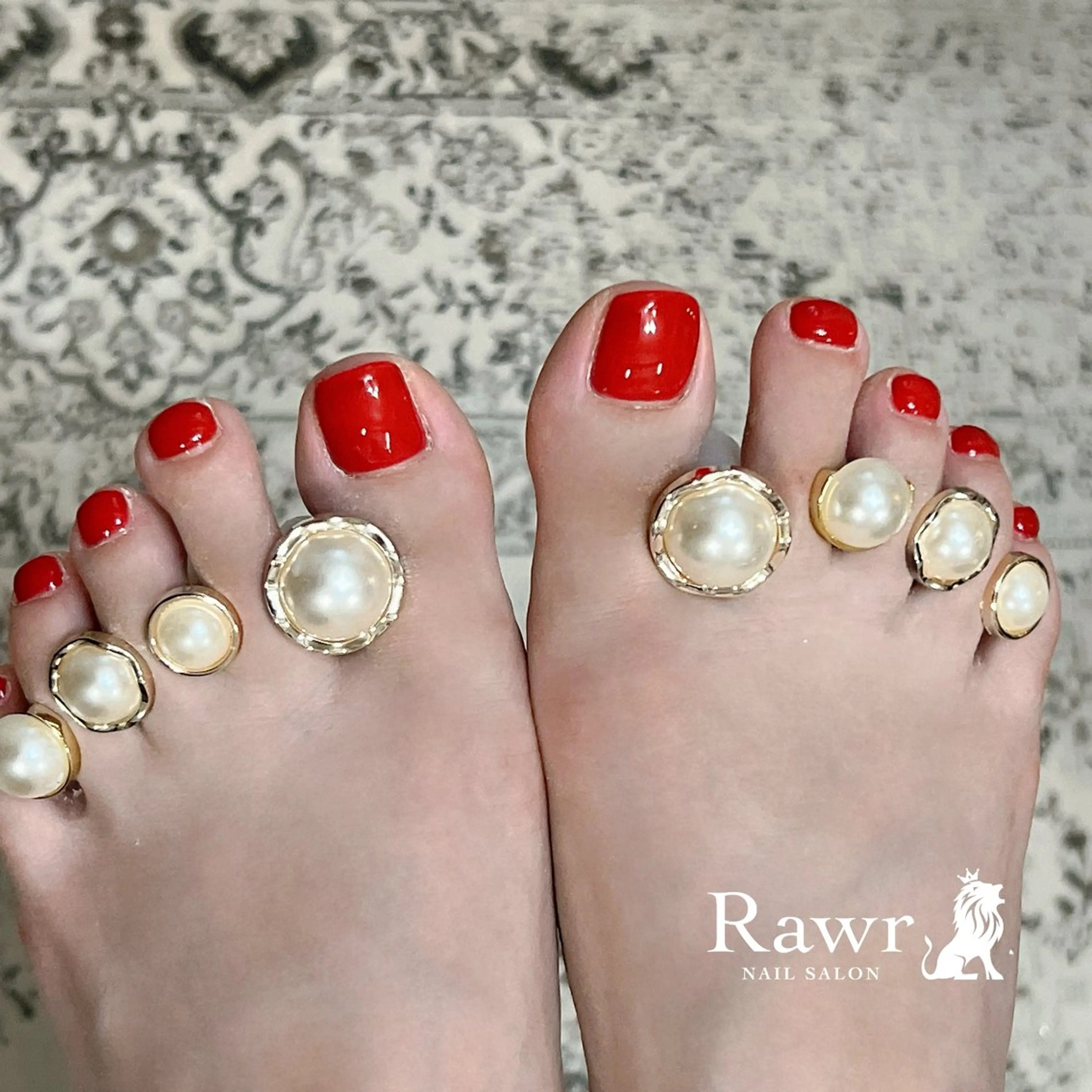 ネイル フットネイル Rawr / saoriのネイルデザイン