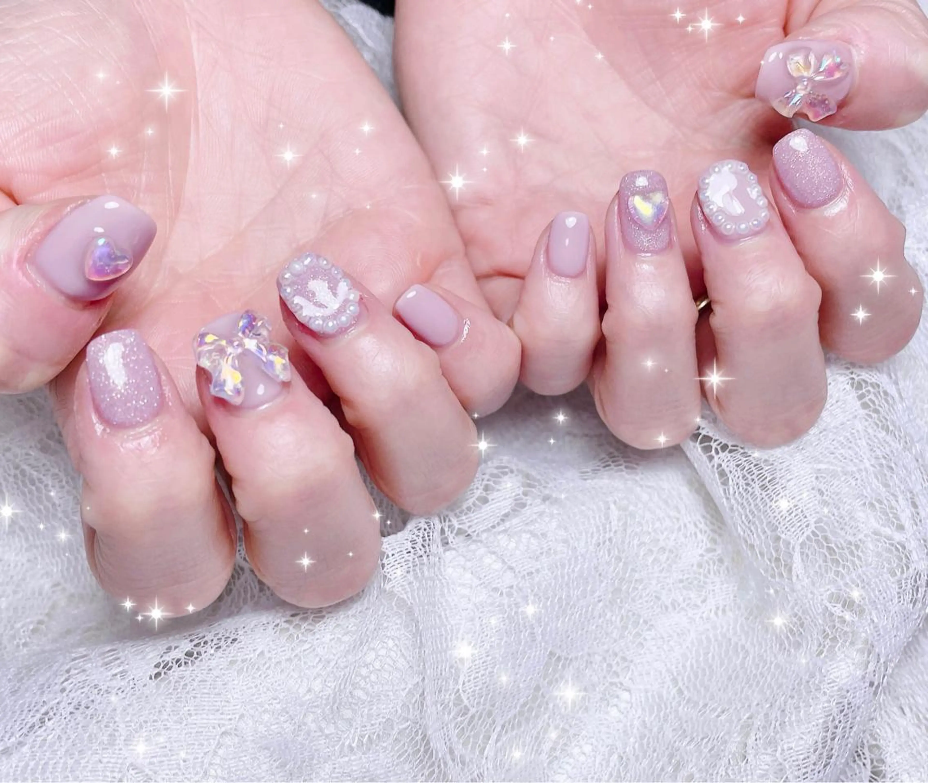 ネイル ハンドネイル FLARE NAIL フレアネイルのネイルデザイン