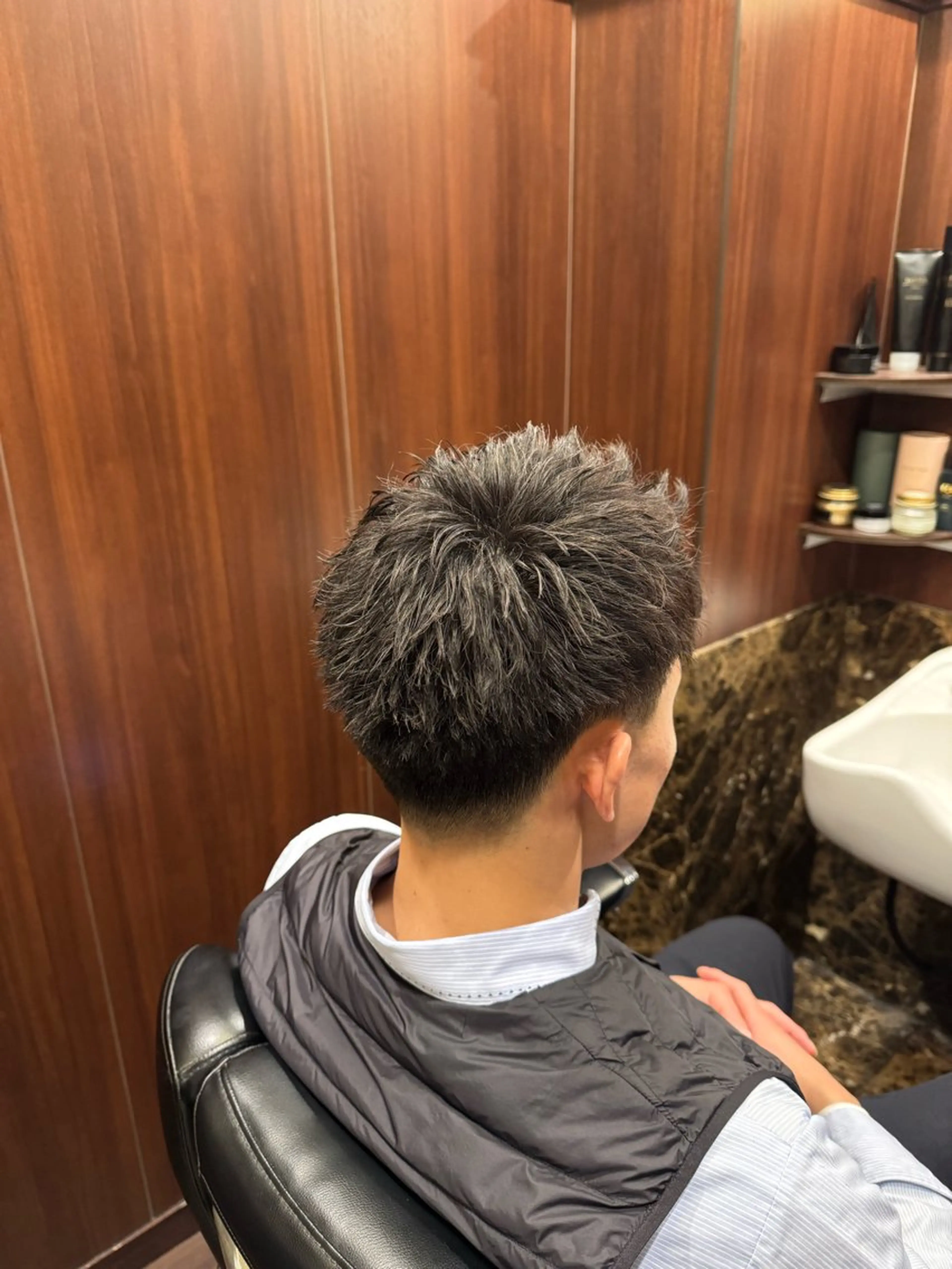 ミディアム メンズ 池内 勇輝のヘアスタイル