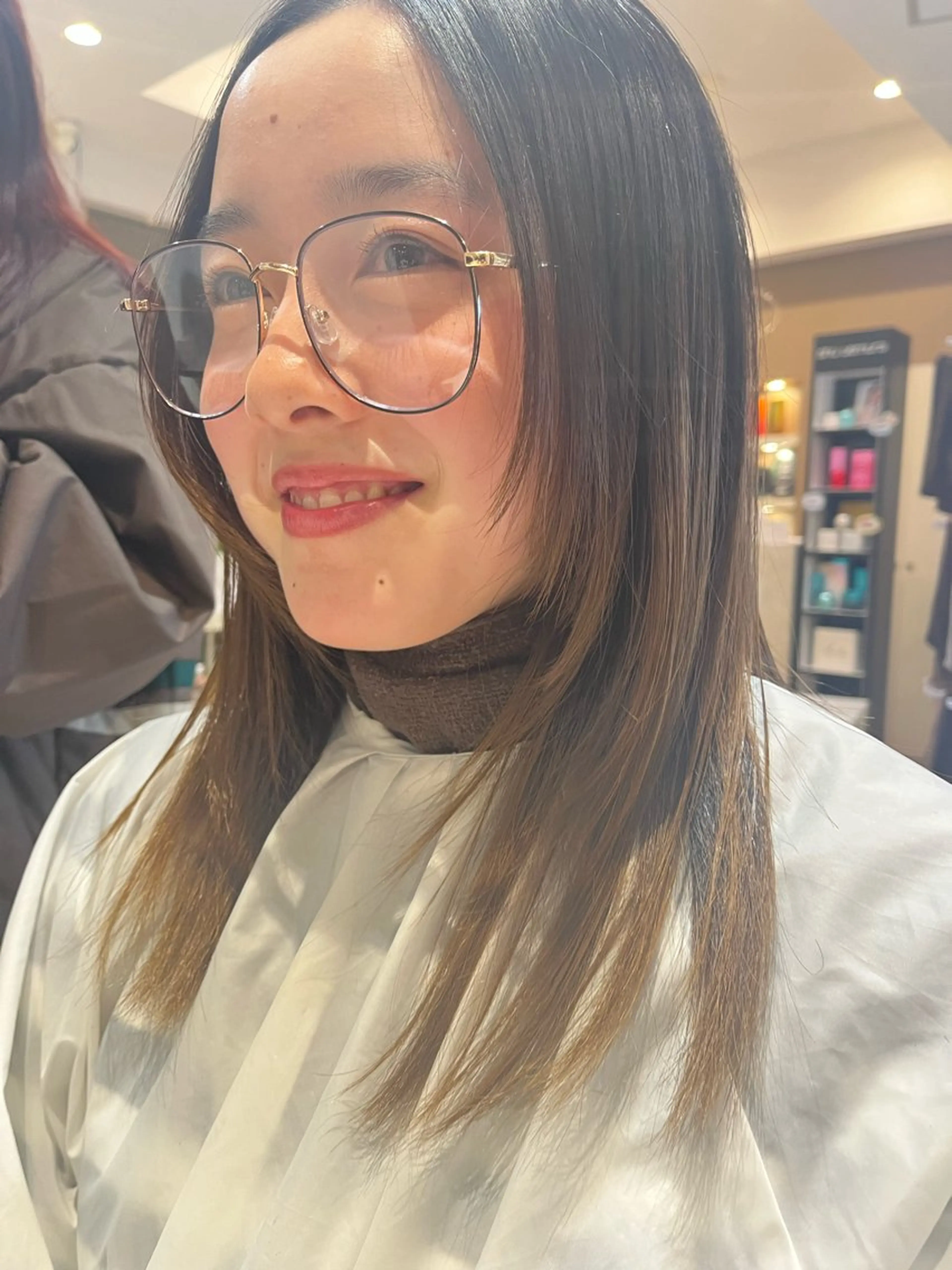 セミロング RIO 福岡美容師のヘアスタイル