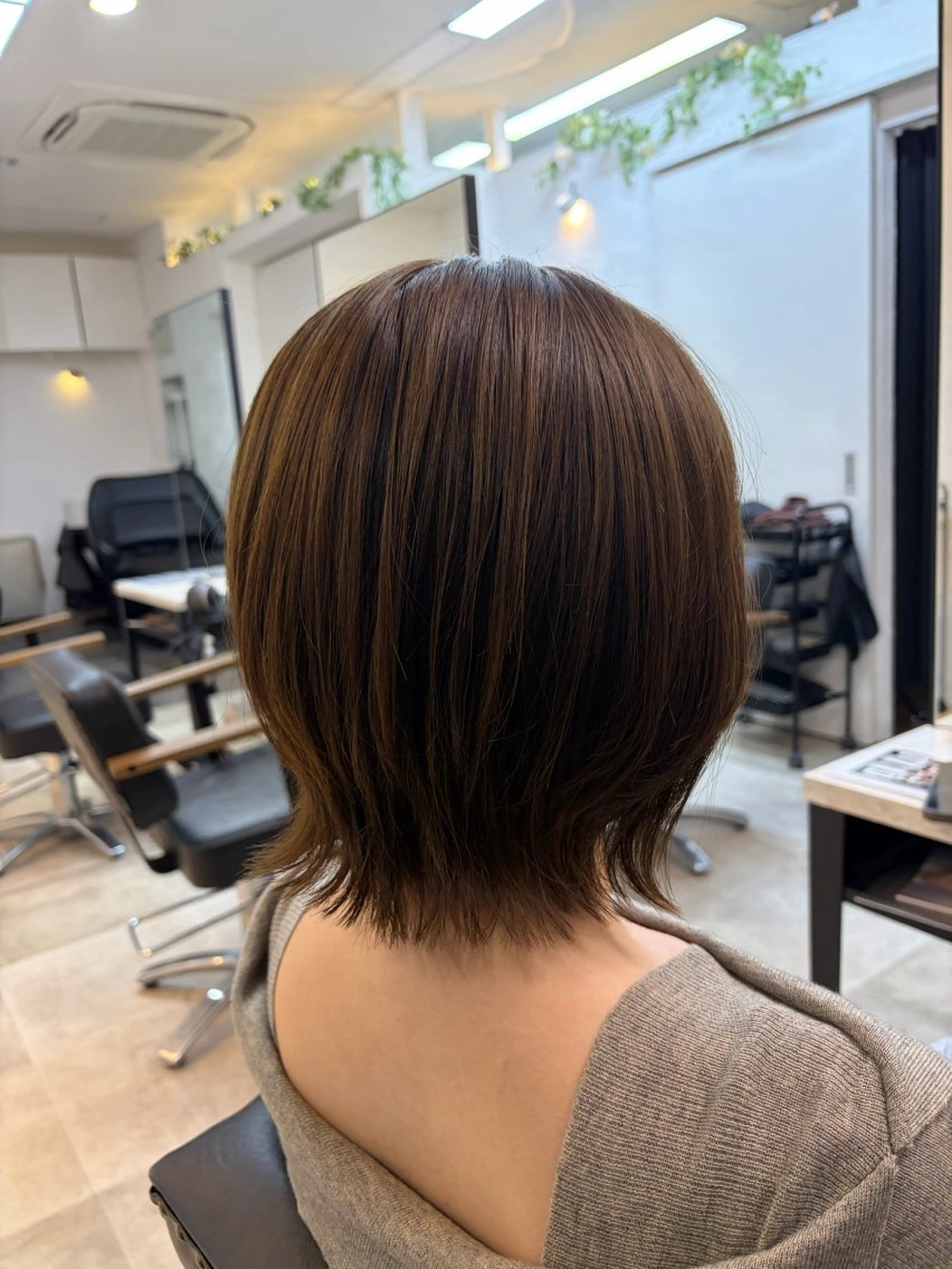 ミディアム カラー 🥀韓国ヘア🥀 宮津真菜のヘアスタイル