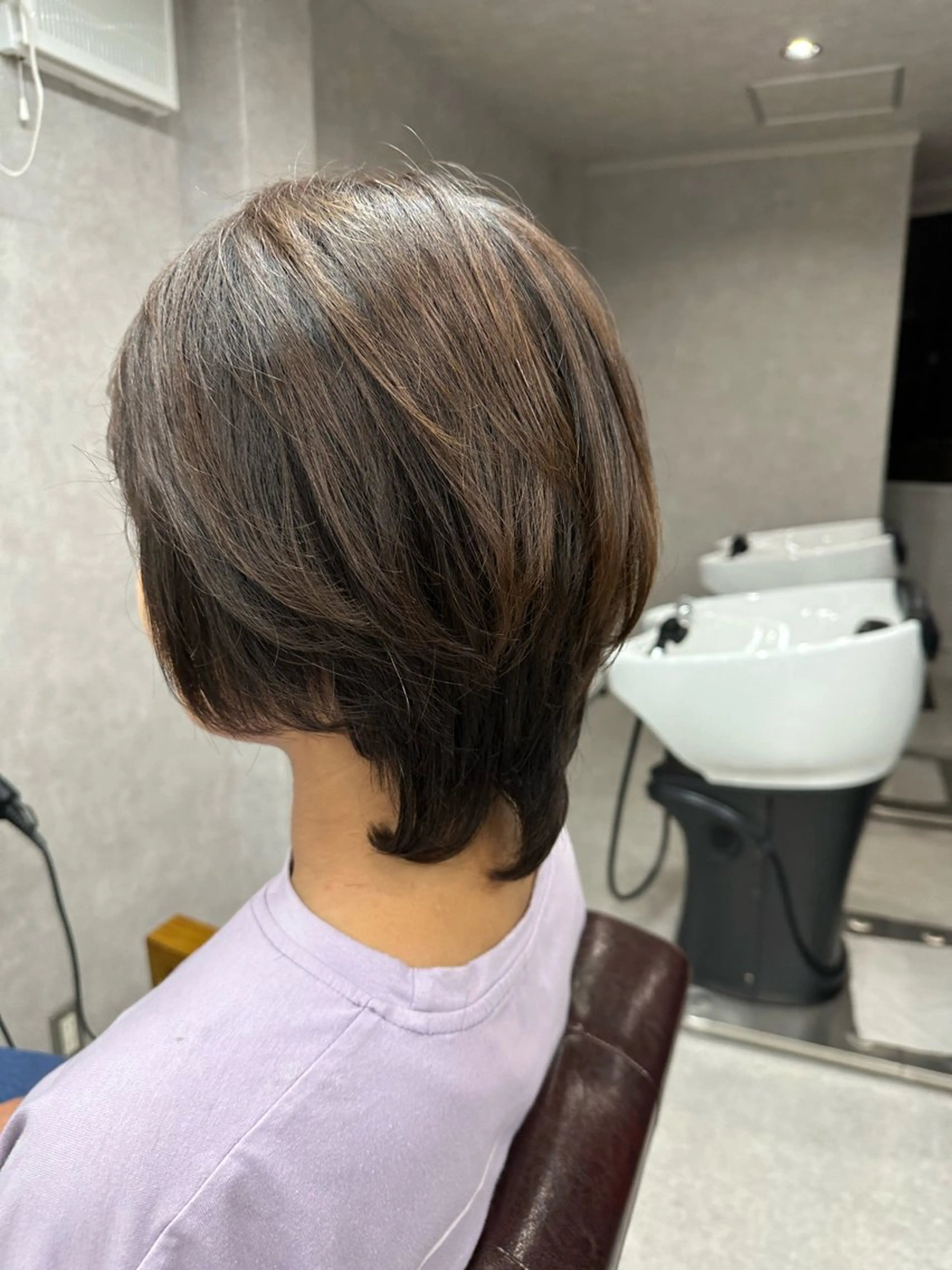 ショート カット ヘアカラー パーマ 縮毛矯正 トリートメント Lien 深井店のヘアスタイル