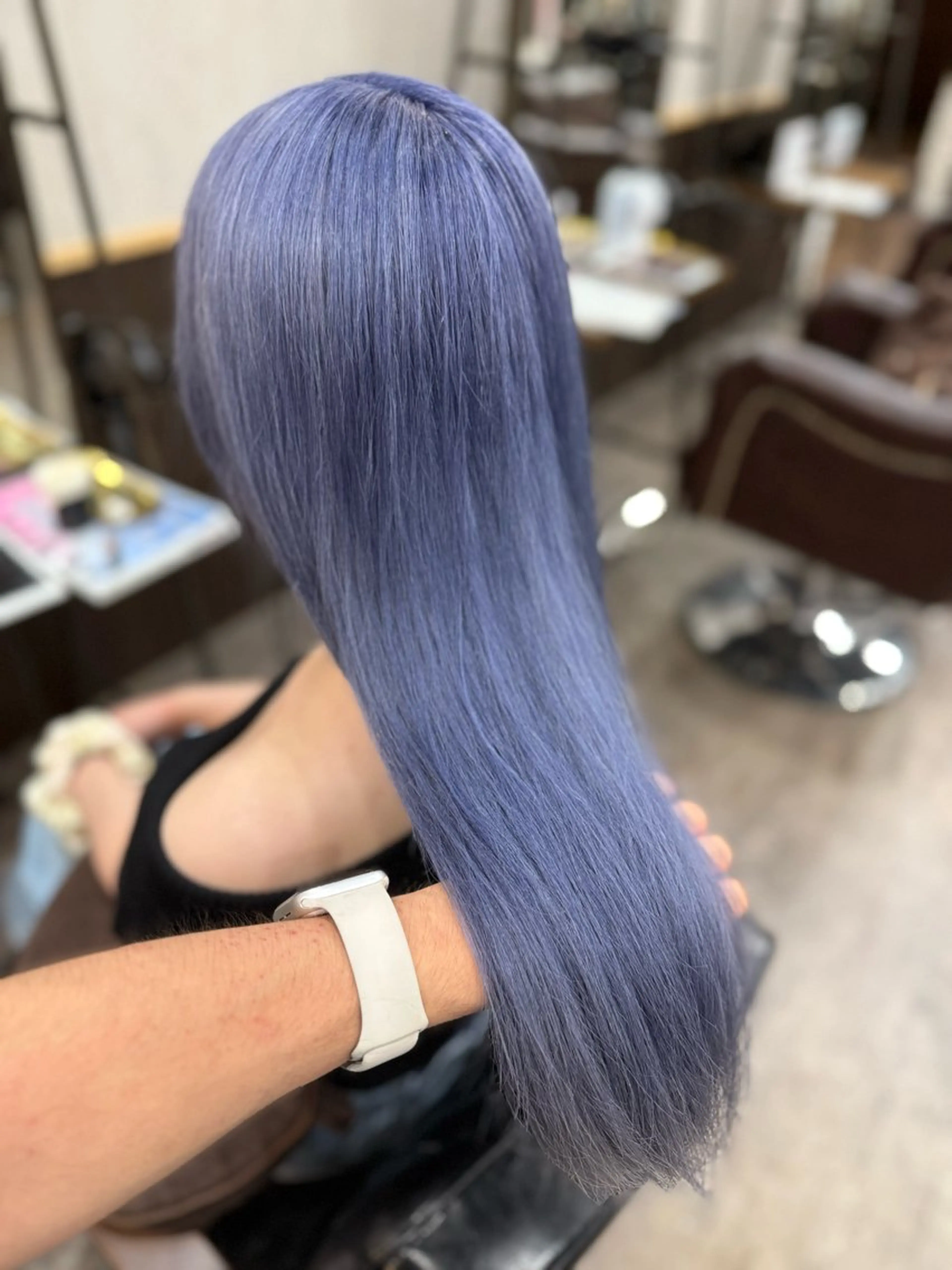 ロング カラー カット ヘアカラー トリートメント 艶カラー✨️派手髪 🦄renのヘアスタイル