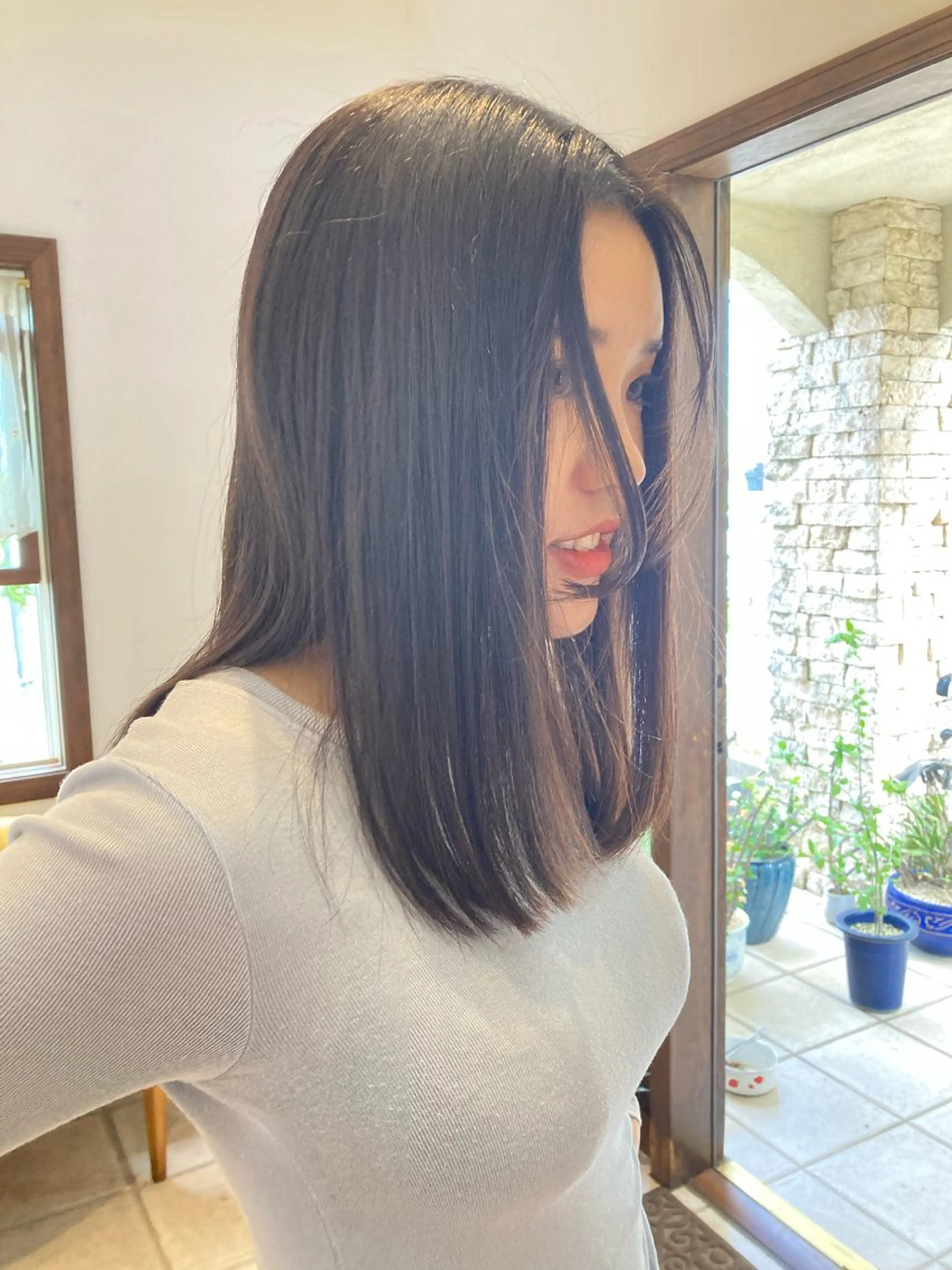髪質改善シームレス（シャンプー＆ブロー込み）の写真