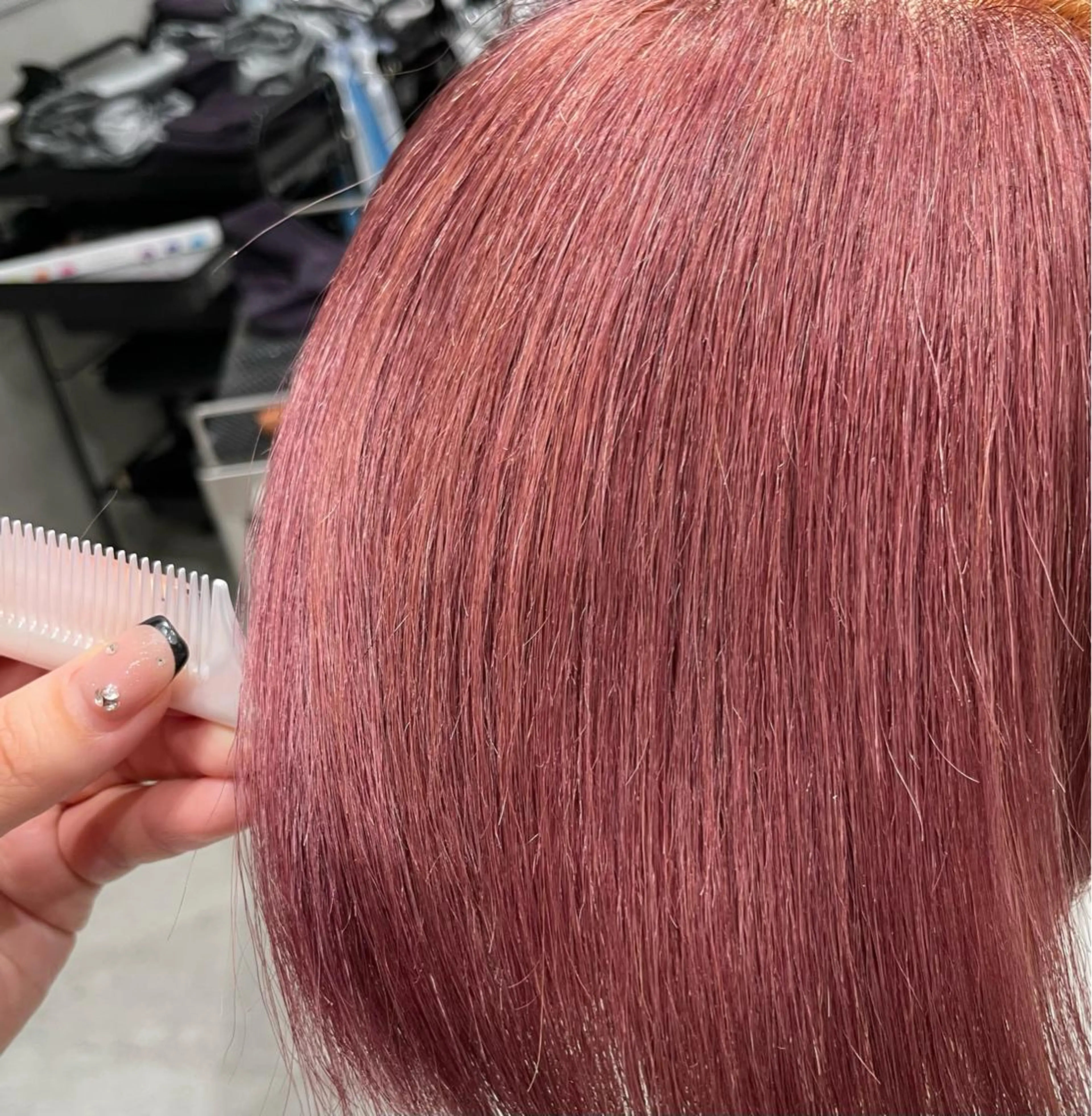 ミディアム カラー loely 💞miyuのヘアスタイル