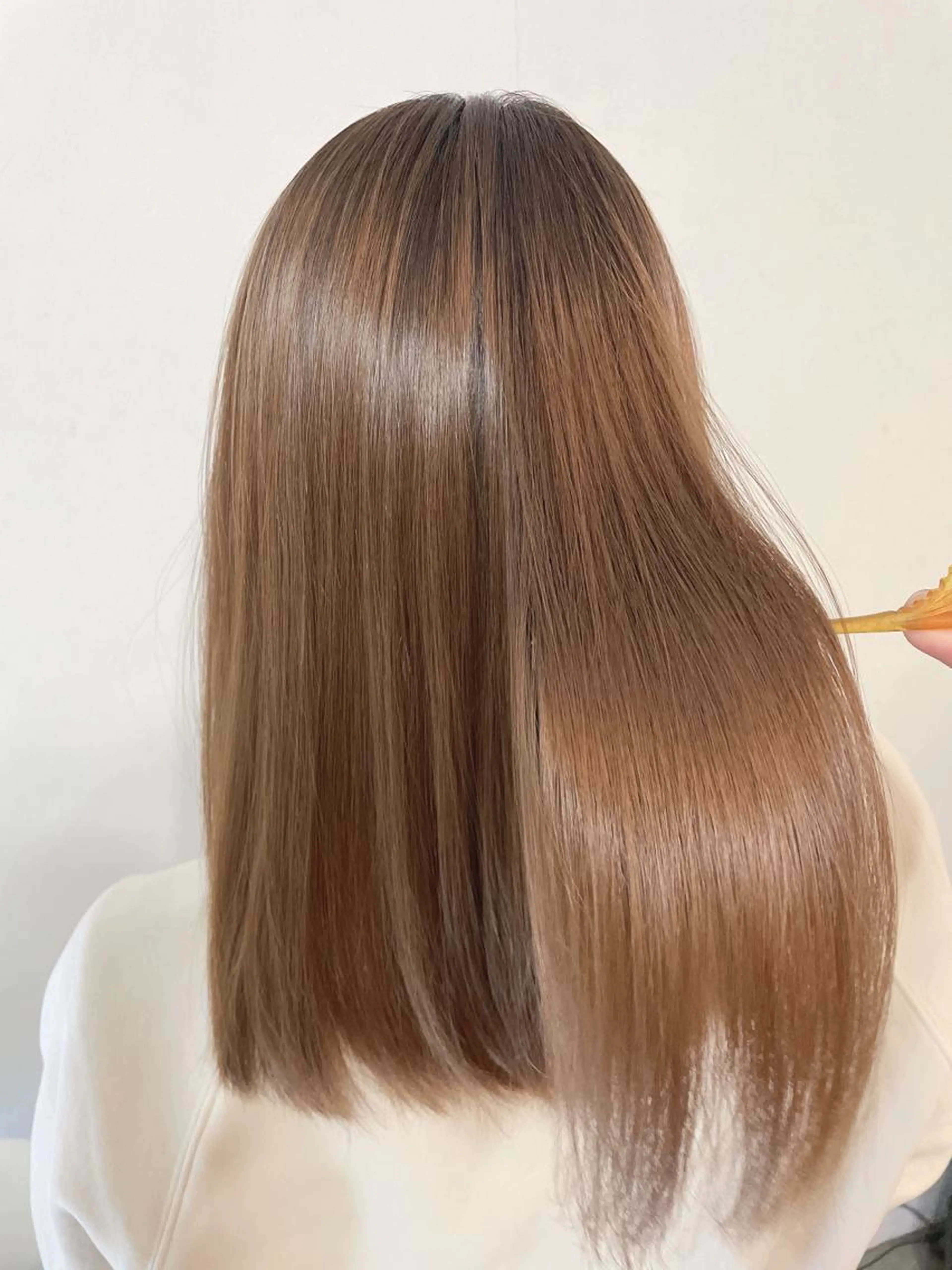 カット＋カラー＋髪質改善フローディアトリートメントの写真