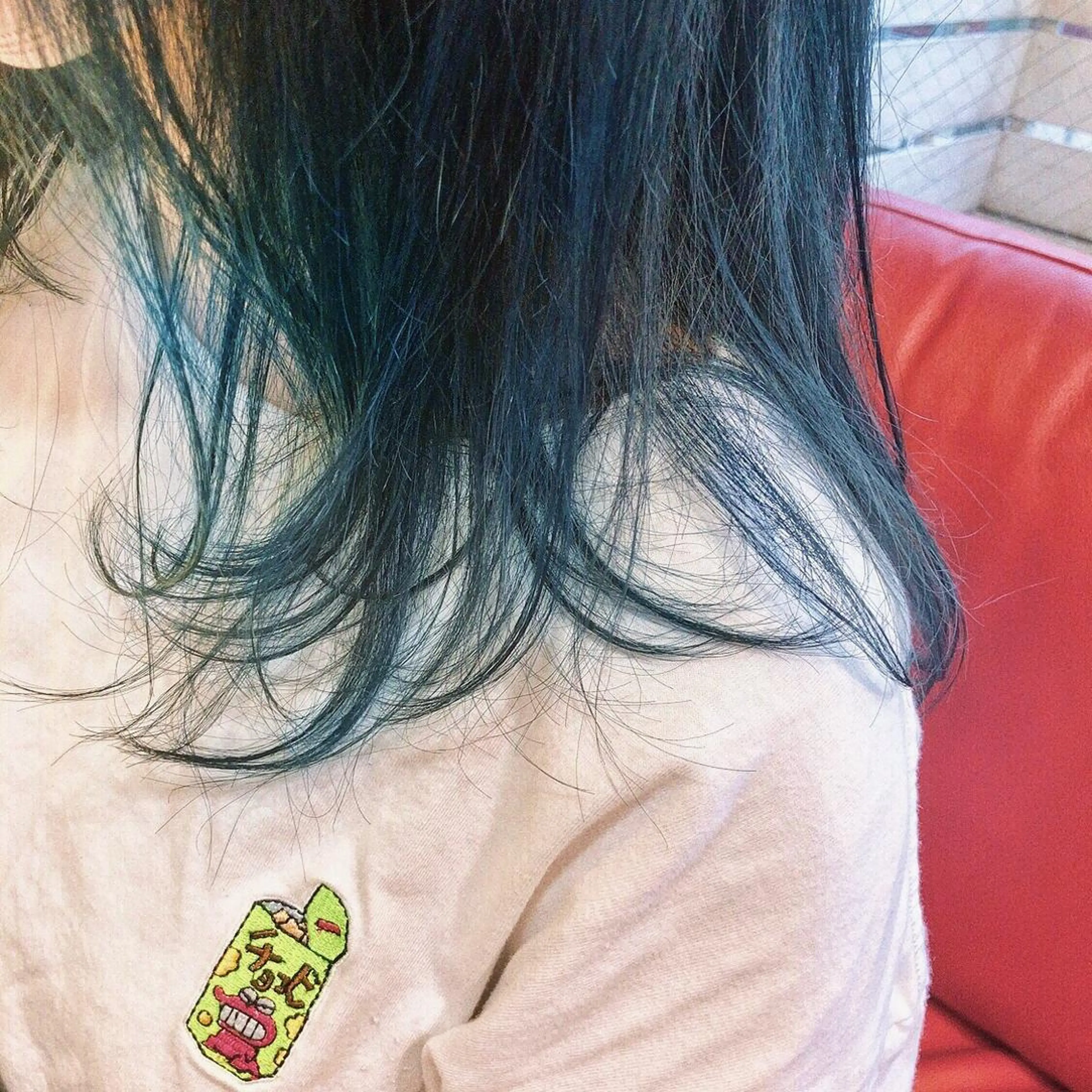 セミロング カラー ネイビーカラー ヘアカラー 🌼こやま かおり🌼のヘアスタイル