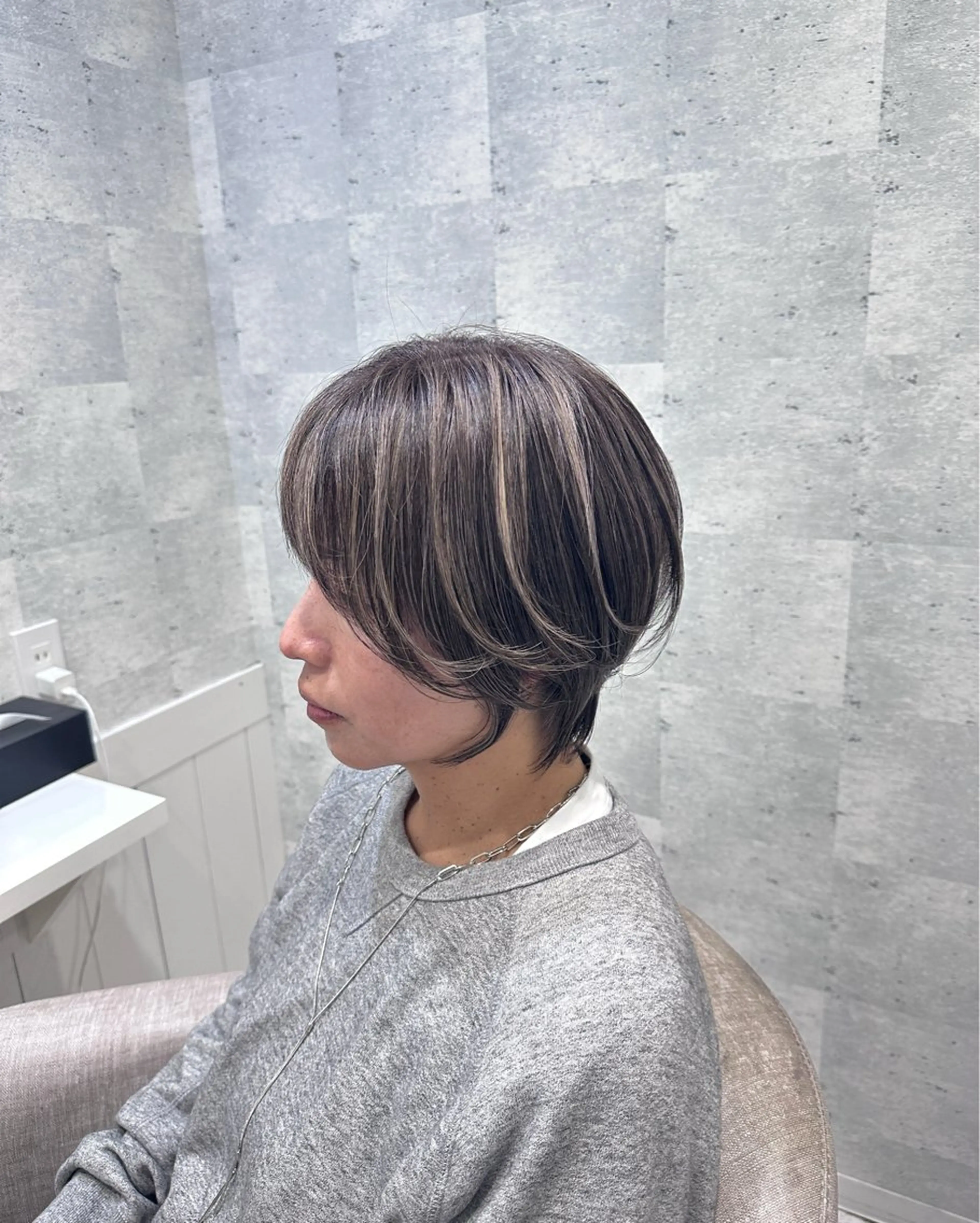 ショート カラー カット ヘアカラー トリートメント 西山 将太のヘアスタイル