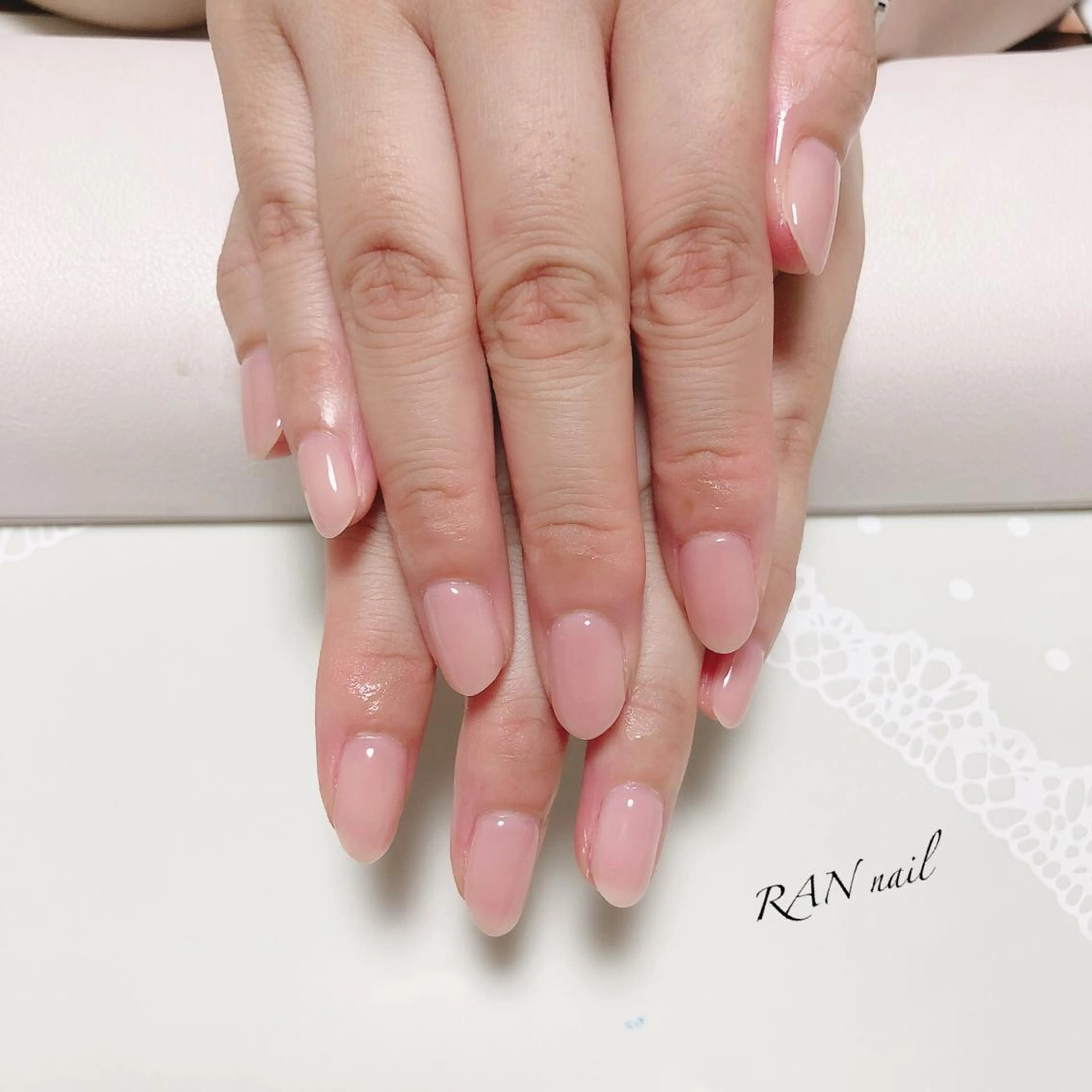 ネイル ワンカラーネイル ハンドネイル フットネイル RAN nailのネイルデザイン