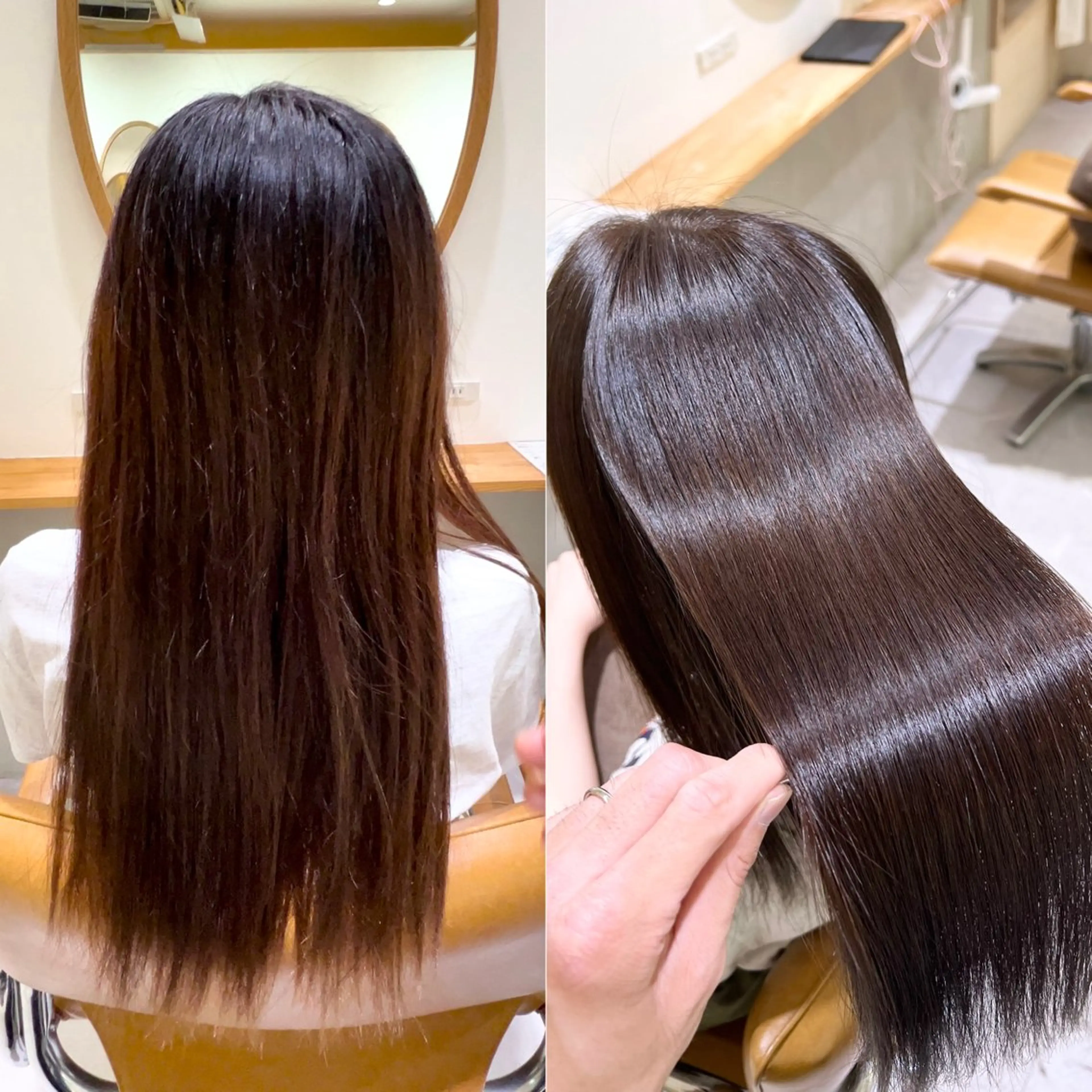 カット+カラー+縮毛矯正の写真