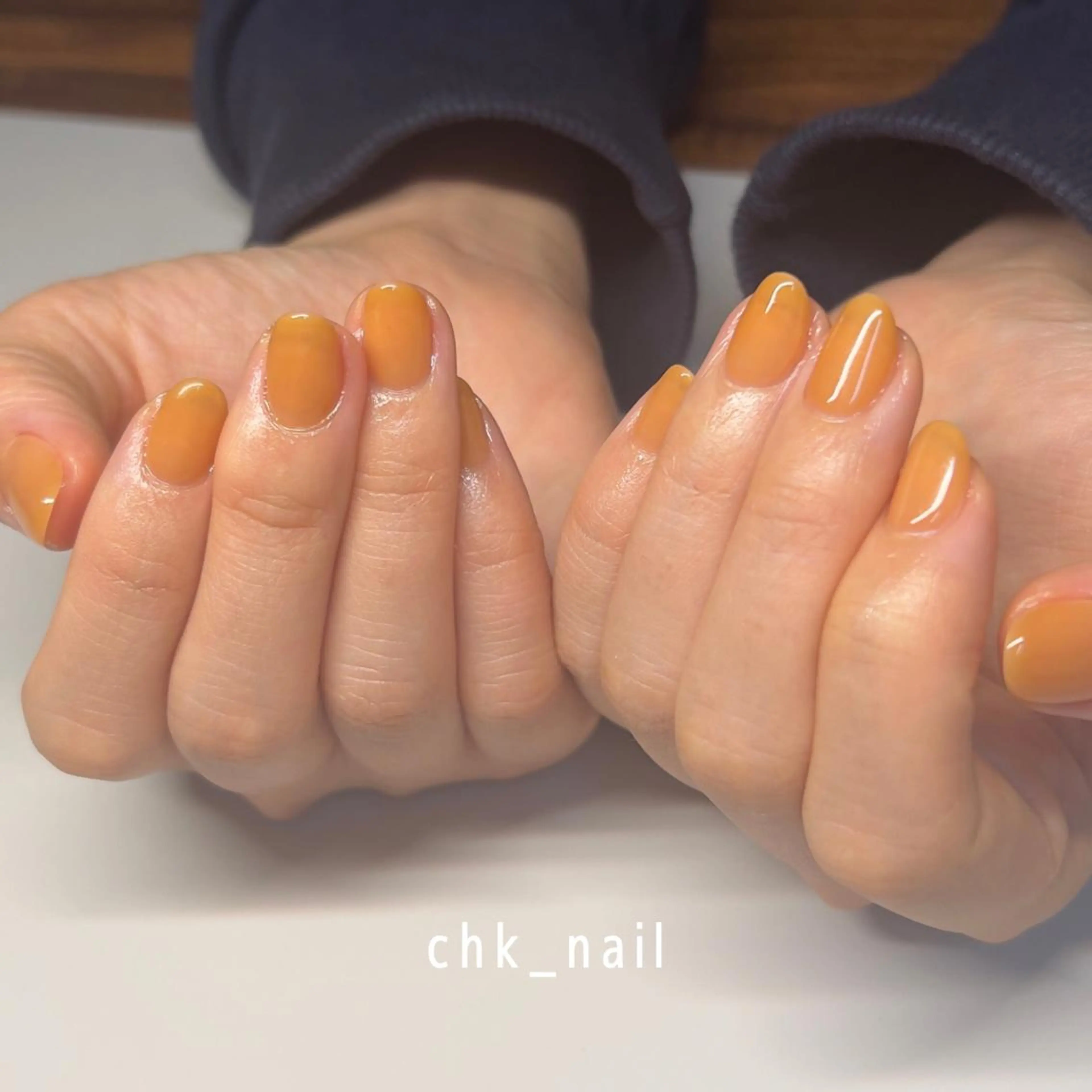 ネイル ワンカラーネイル ハンドネイル takahashi chikaのネイルデザイン