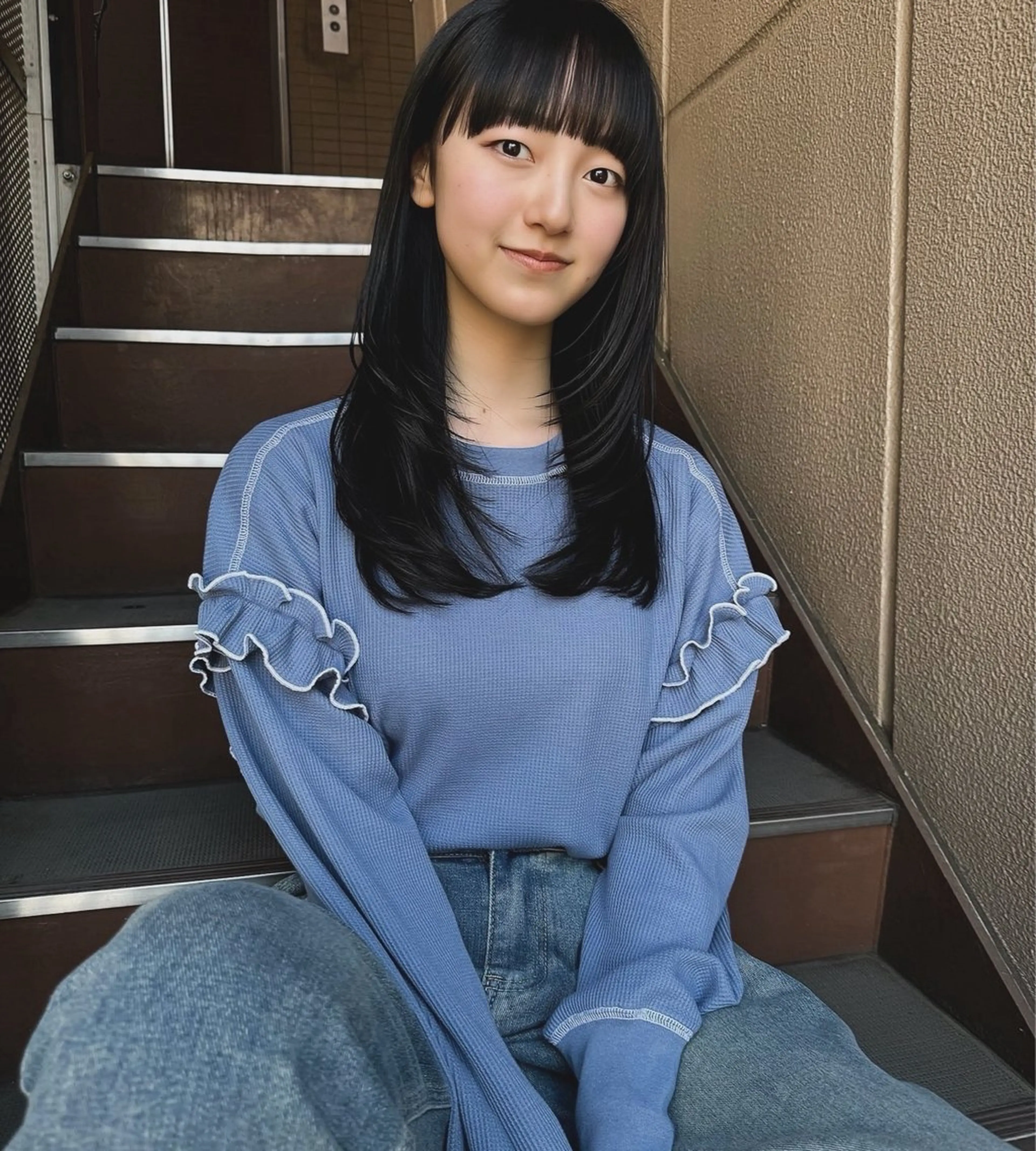 ロング 平 一裕のヘアスタイル