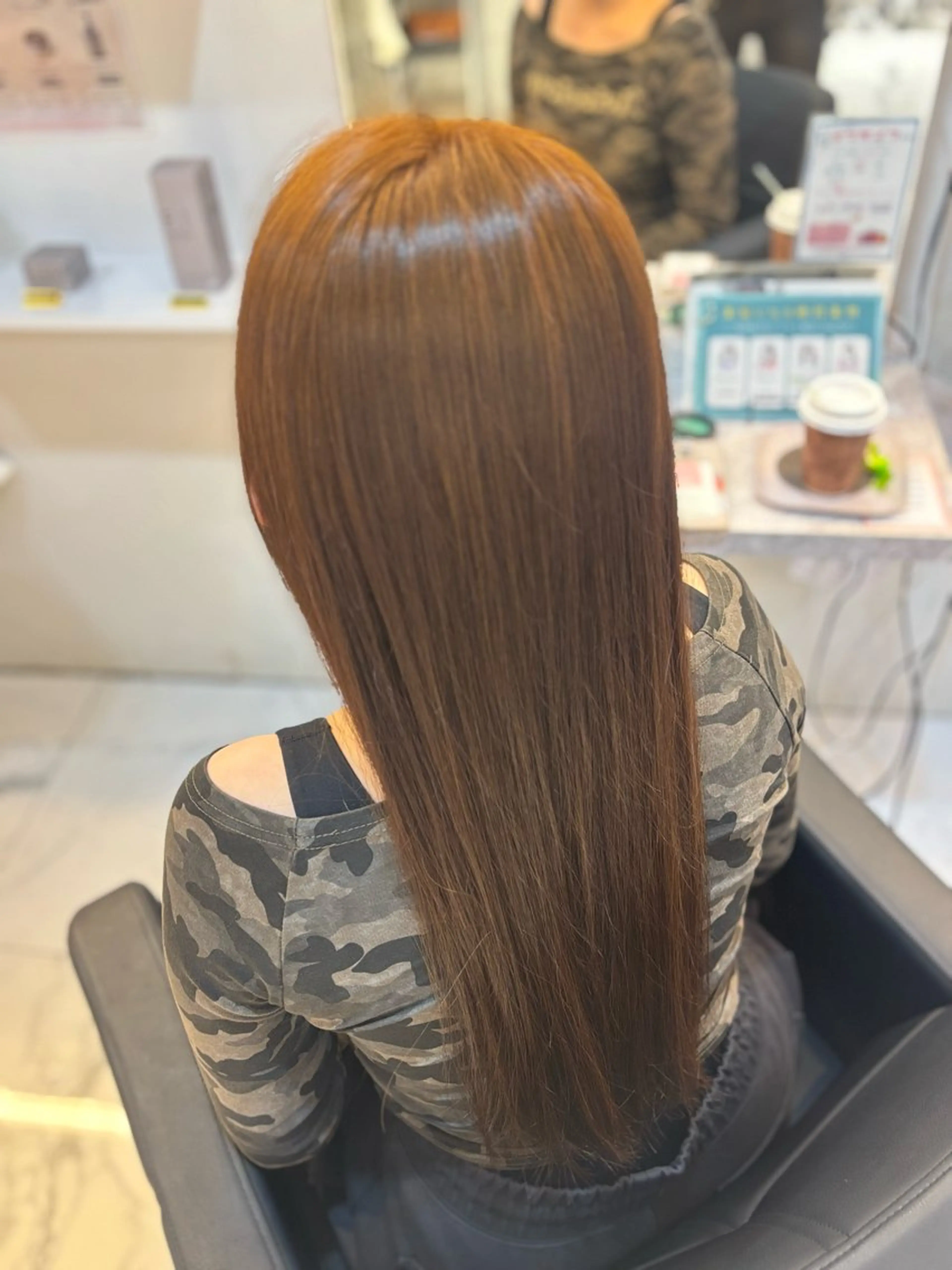 ロング カラー ヘアカラー Lee四ツ橋 maayaのヘアスタイル