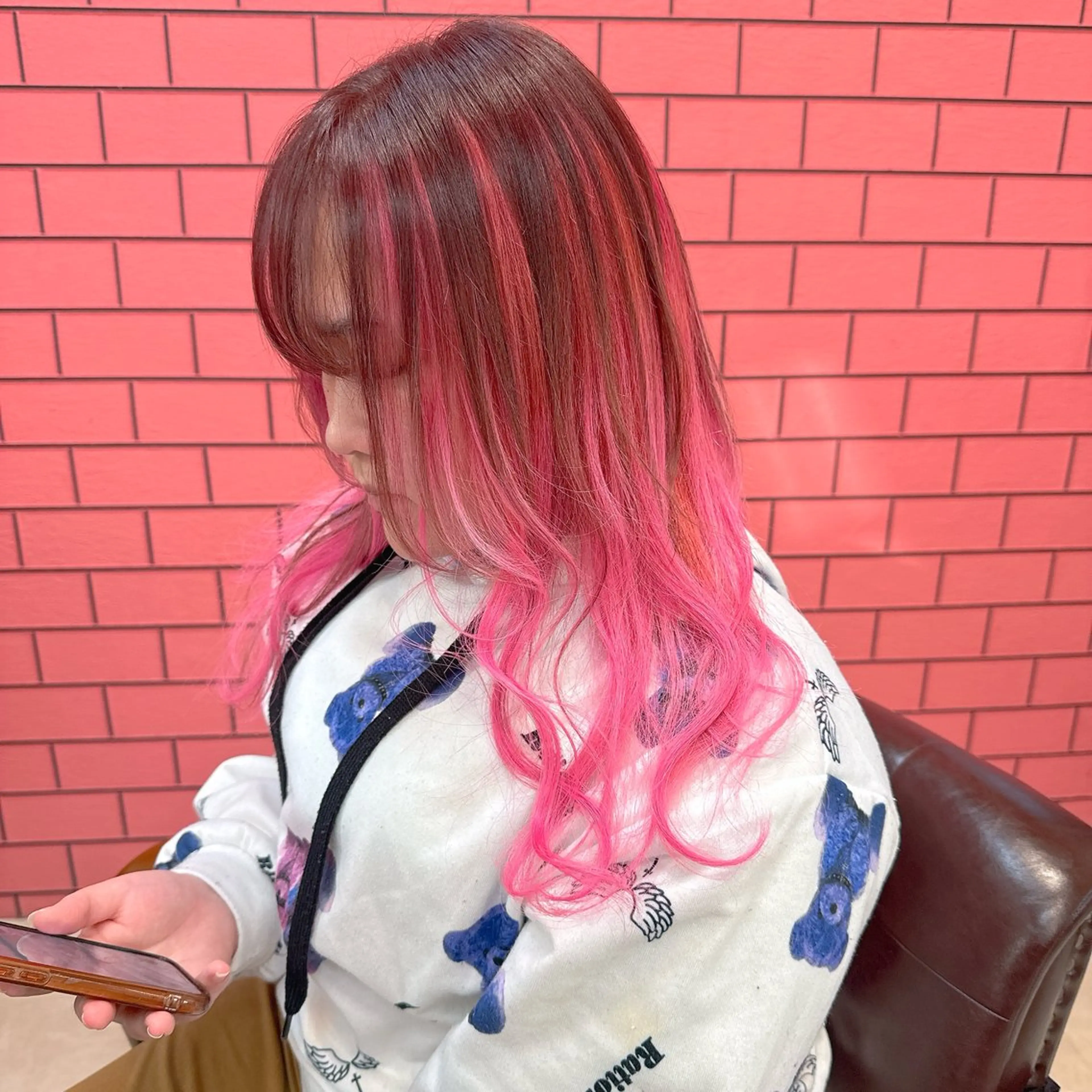 ロング カラー バレイヤージュ ブリーチ ブラウンカラー ケアブリーチ ダブルカラー ヘアカラー トリートメント Lilith所属・デザインカラー 髪質改善Lilithのその他イメージ