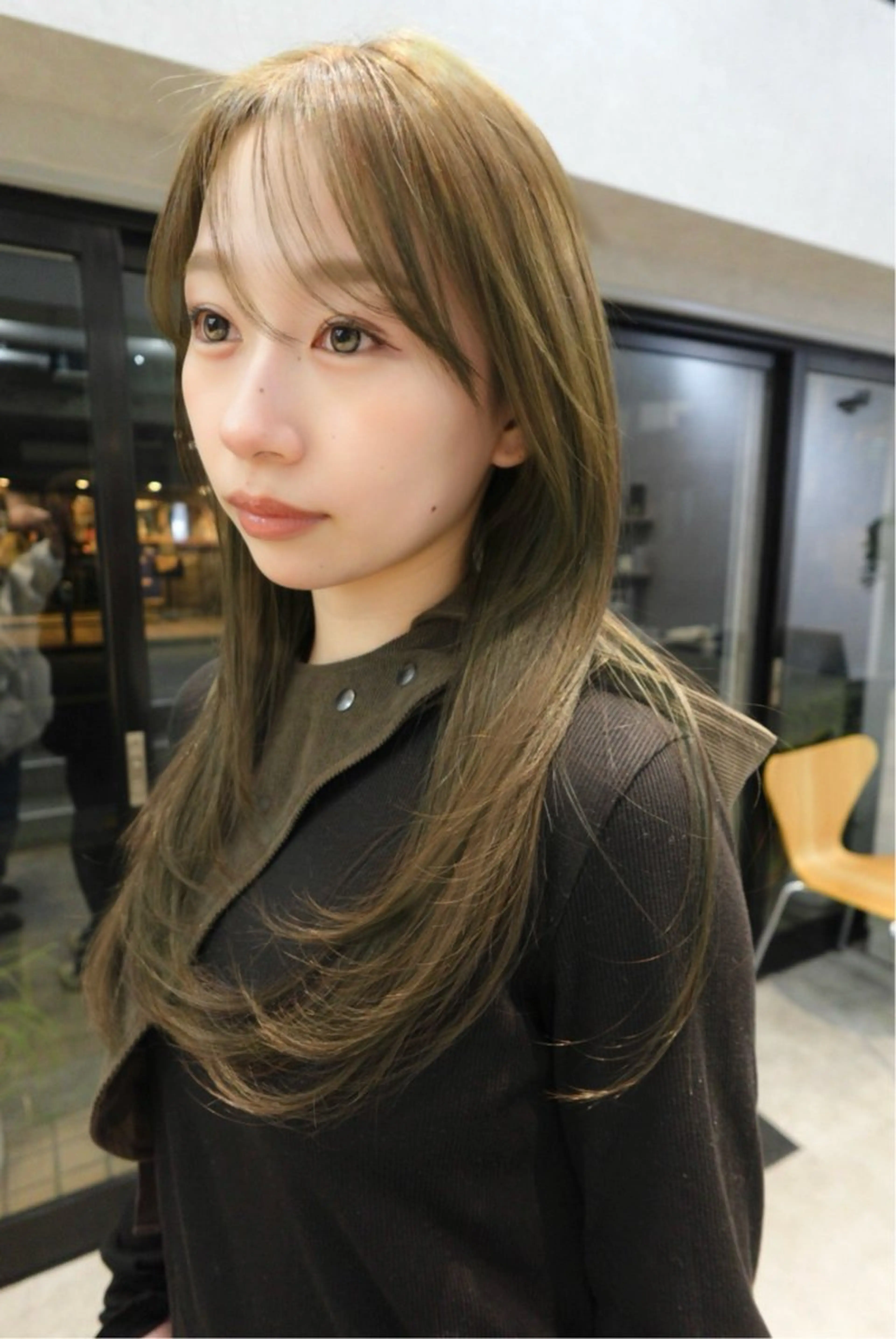 ロング カット ヘアカラー トリートメント ✳︎透明感カラー✳︎ ボブ✳︎nanaのヘアスタイル