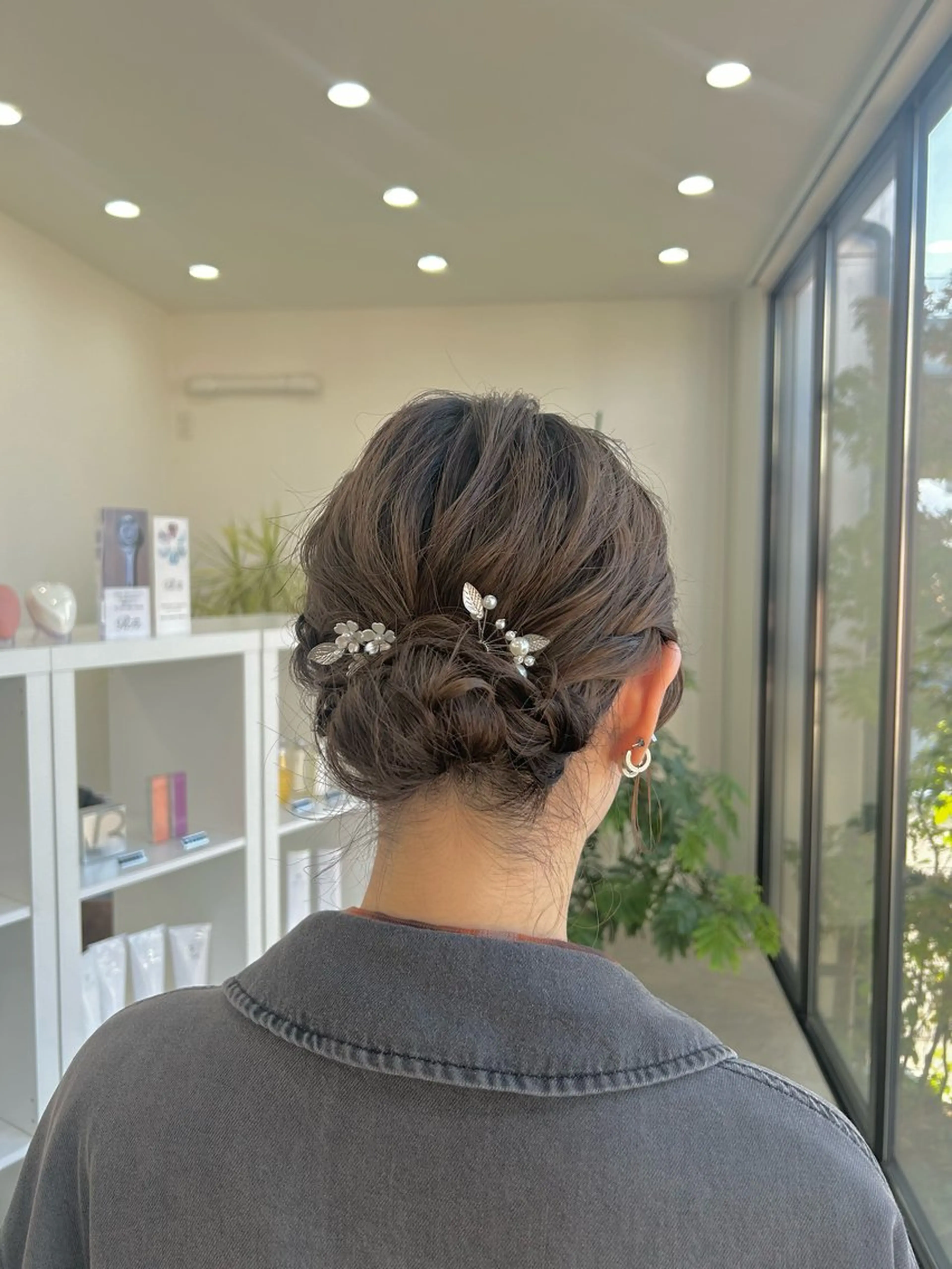 ミディアム suehiro yunaのヘアスタイル