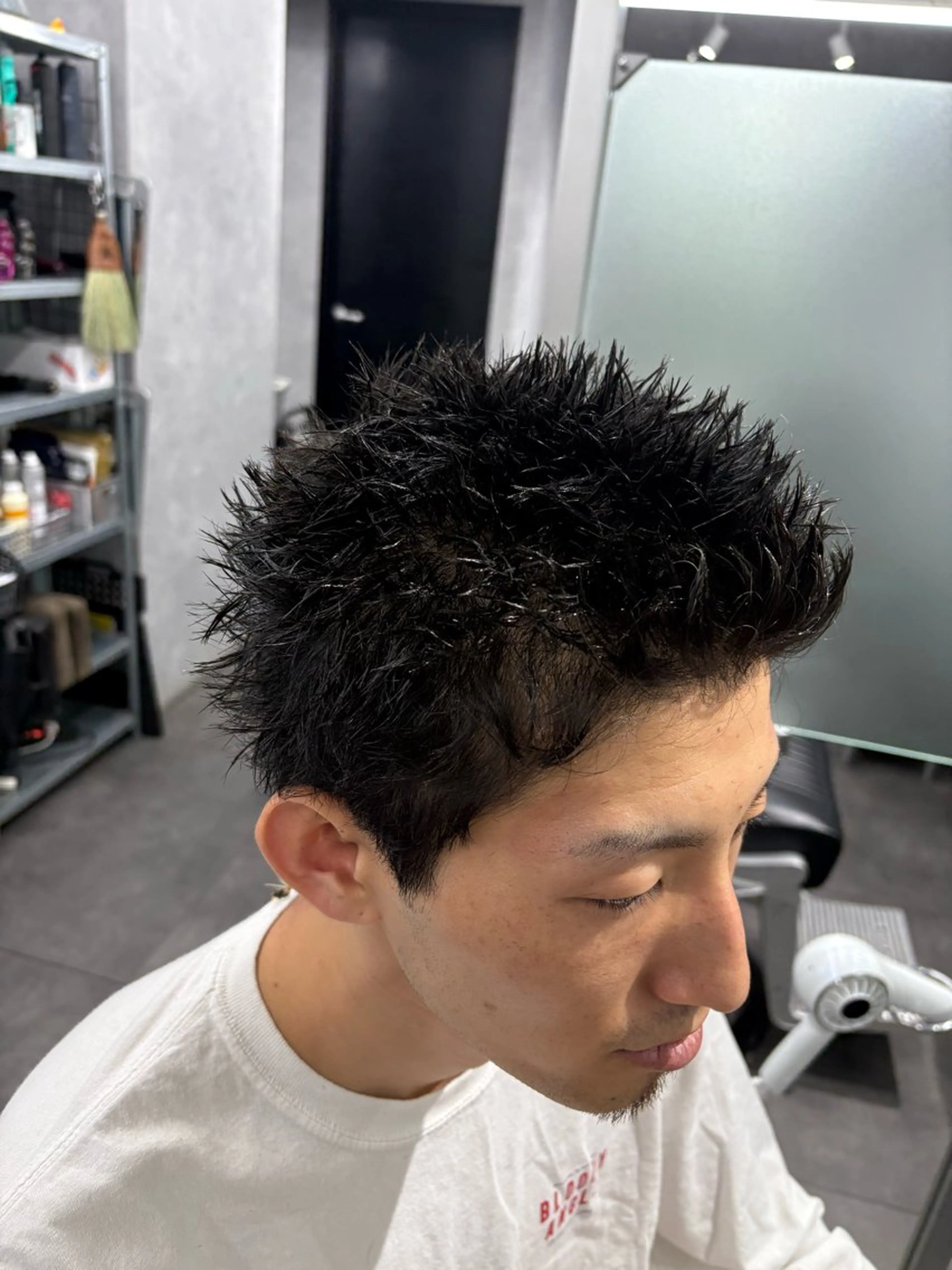 ショート メンズ カット 本間 颯太のヘアスタイル