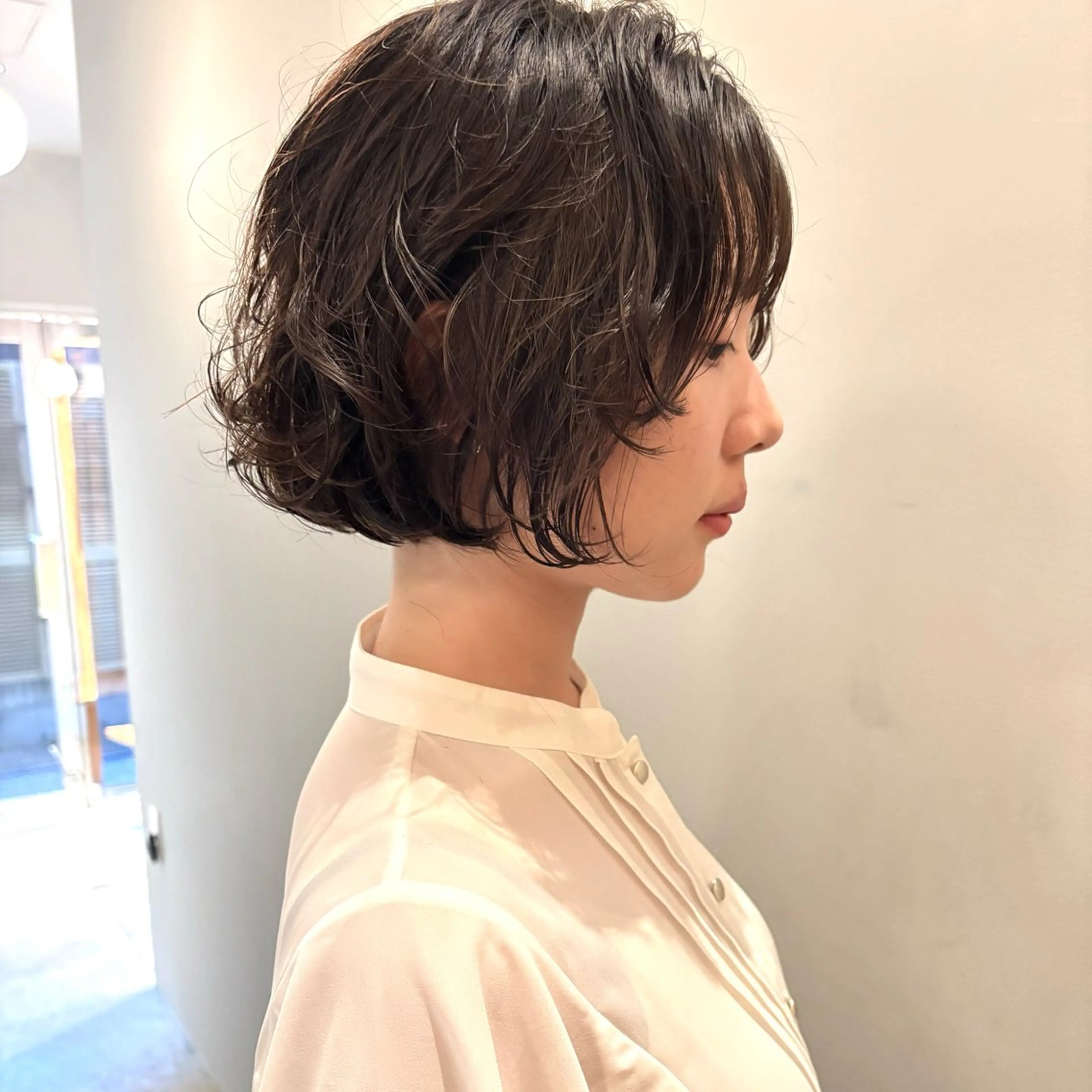 ショート カット パーマ トリートメント ショート/ボブ /パーマ🌿柏原良亮のヘアスタイル