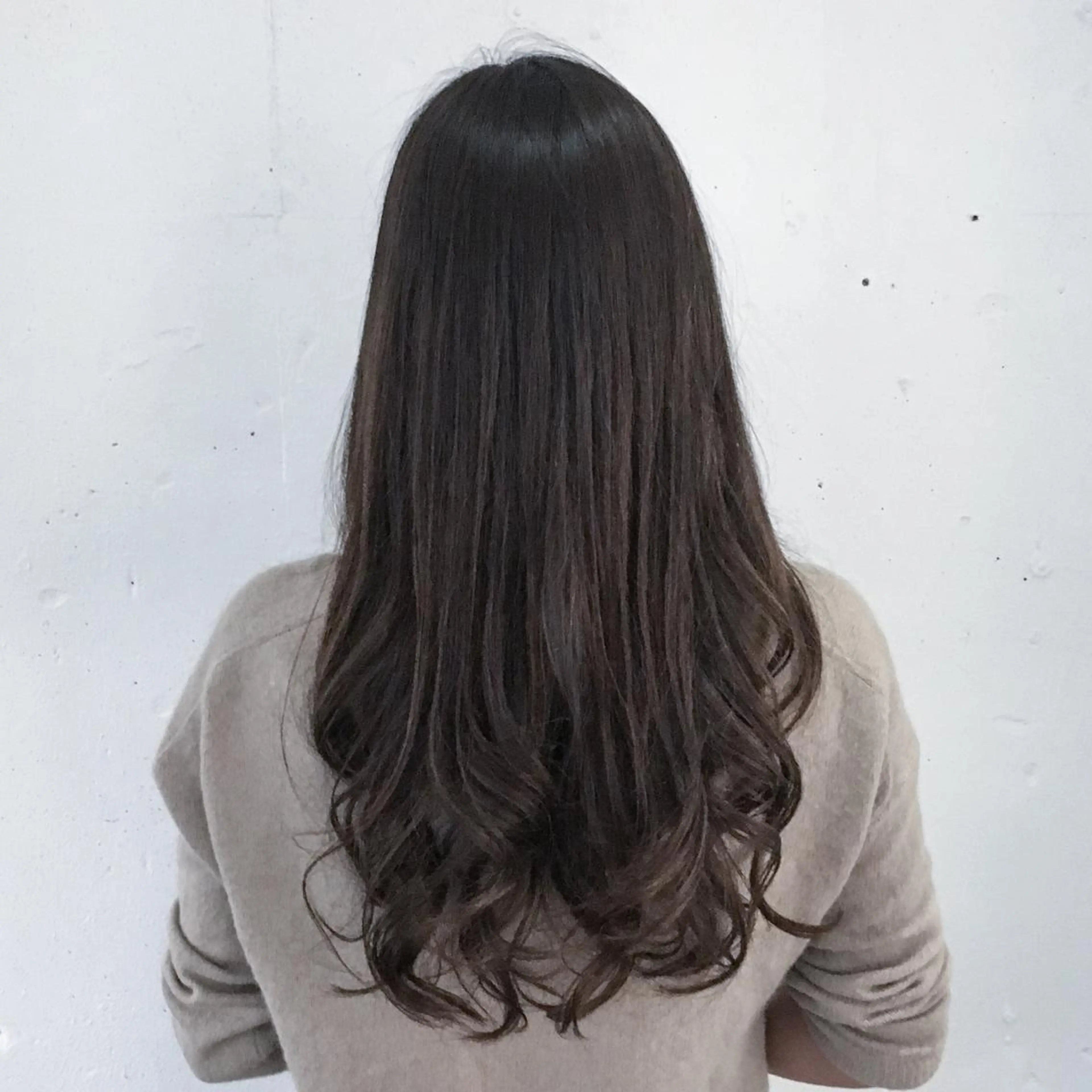 ロング カラー パーマ カット パーマ トリートメント トミタ アツシのヘアスタイル