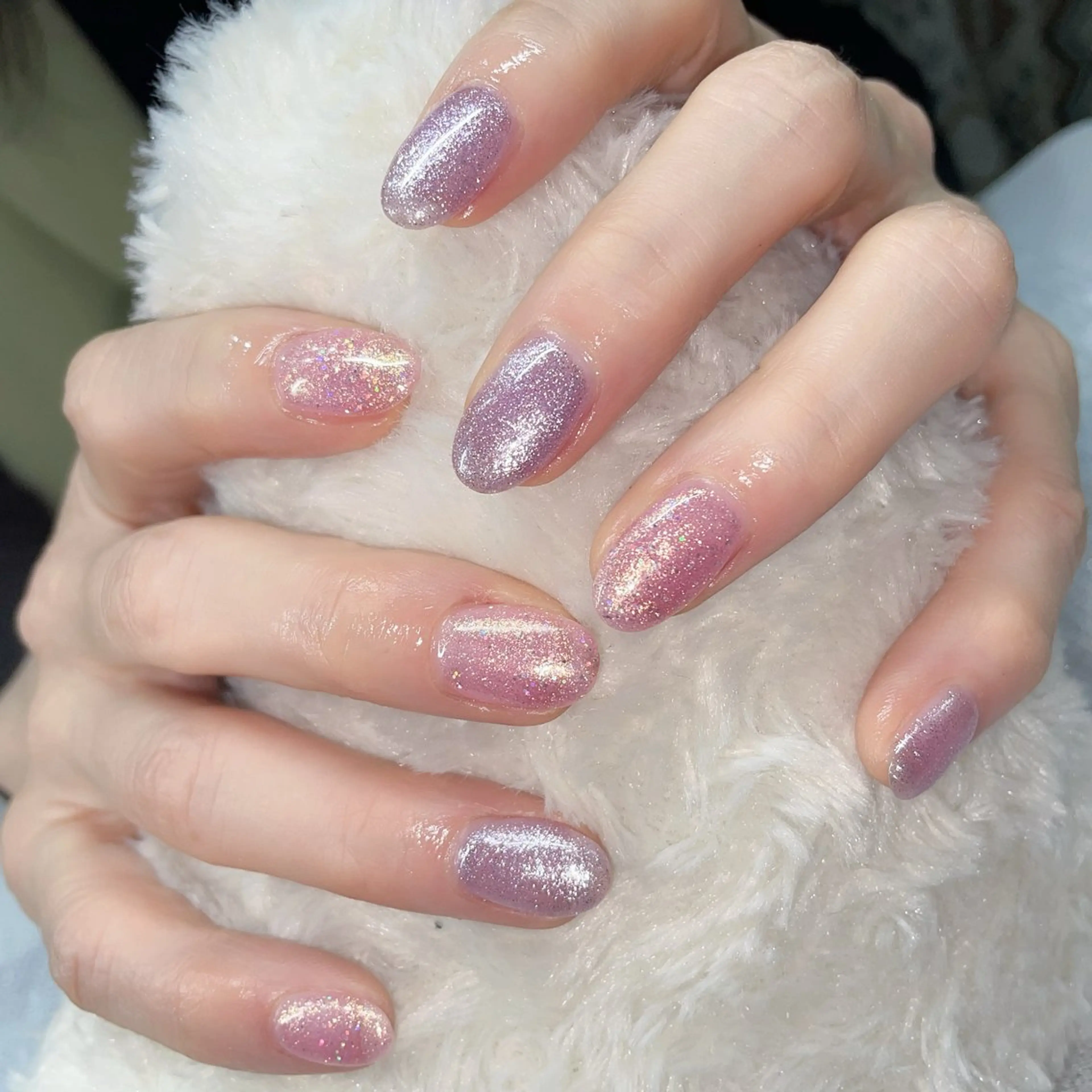 ネイル ラメ(グリッター) 林 ✨syousyouのネイルデザイン