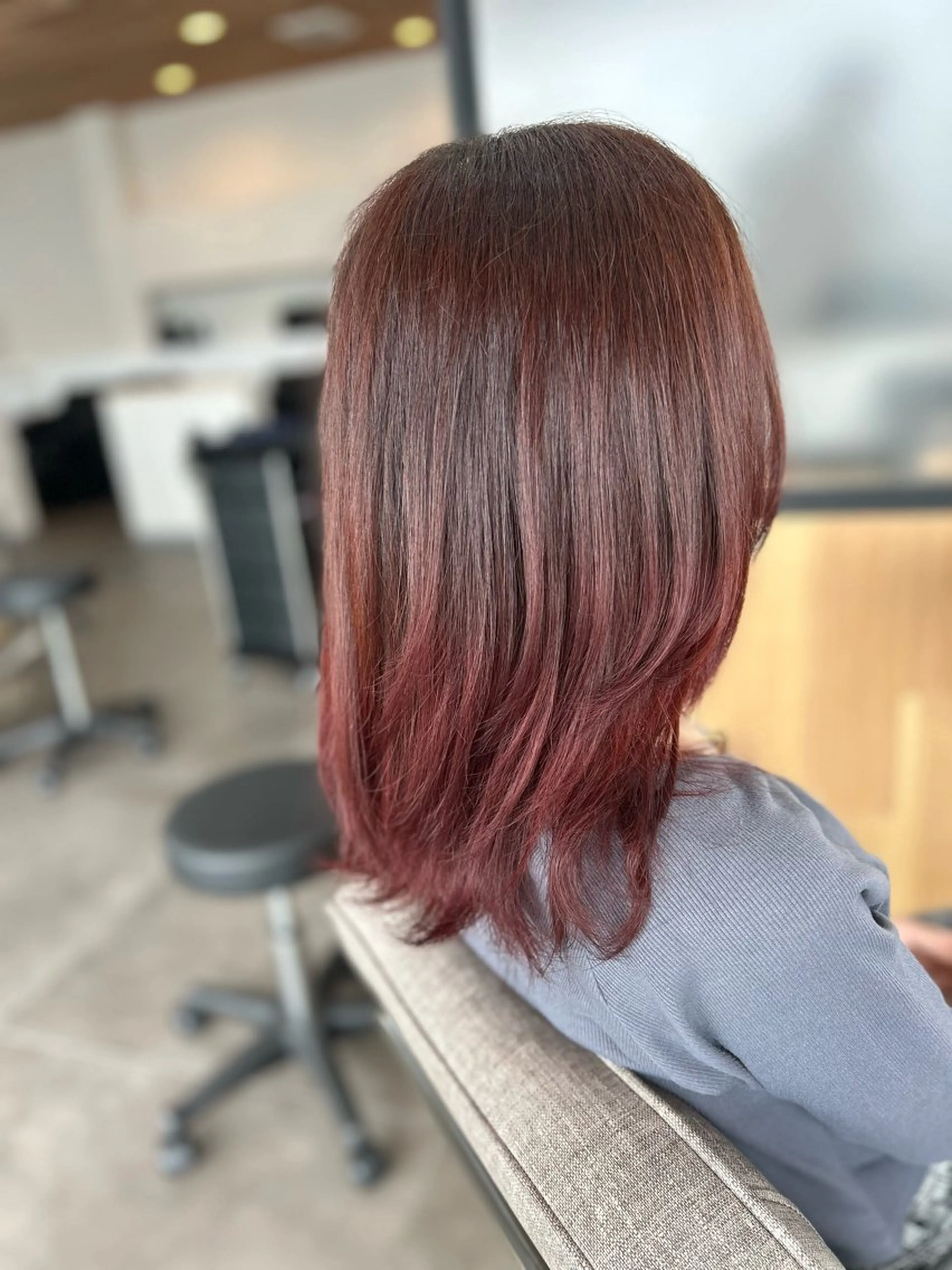 カラー 竹内 都のヘアスタイル