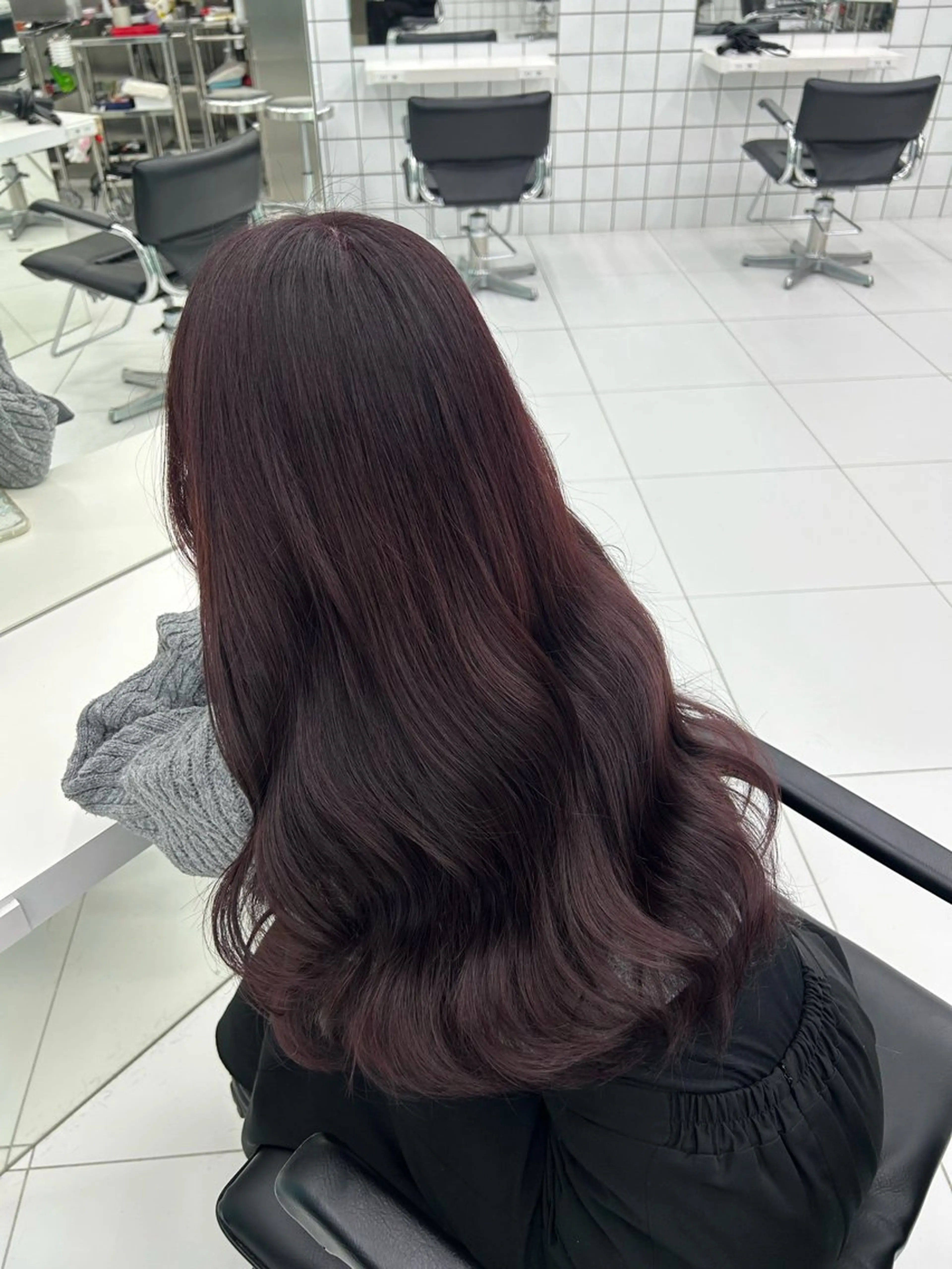 セミロング ヘアカラー 渋谷ブリーチカラー/ 🎀rina🎀のヘアスタイル