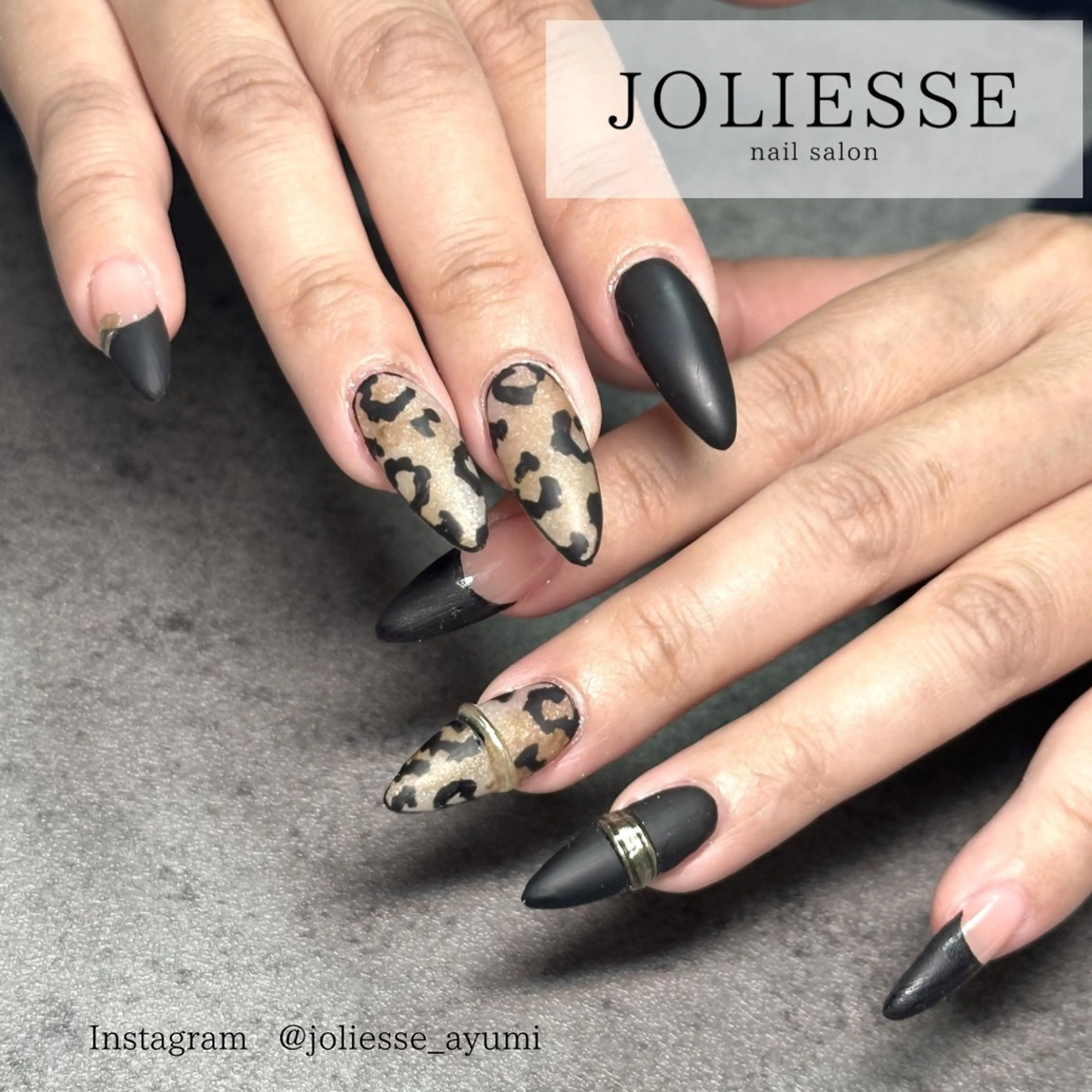 ロング ハンドネイル JOLIESSE Ayumiのネイルデザイン