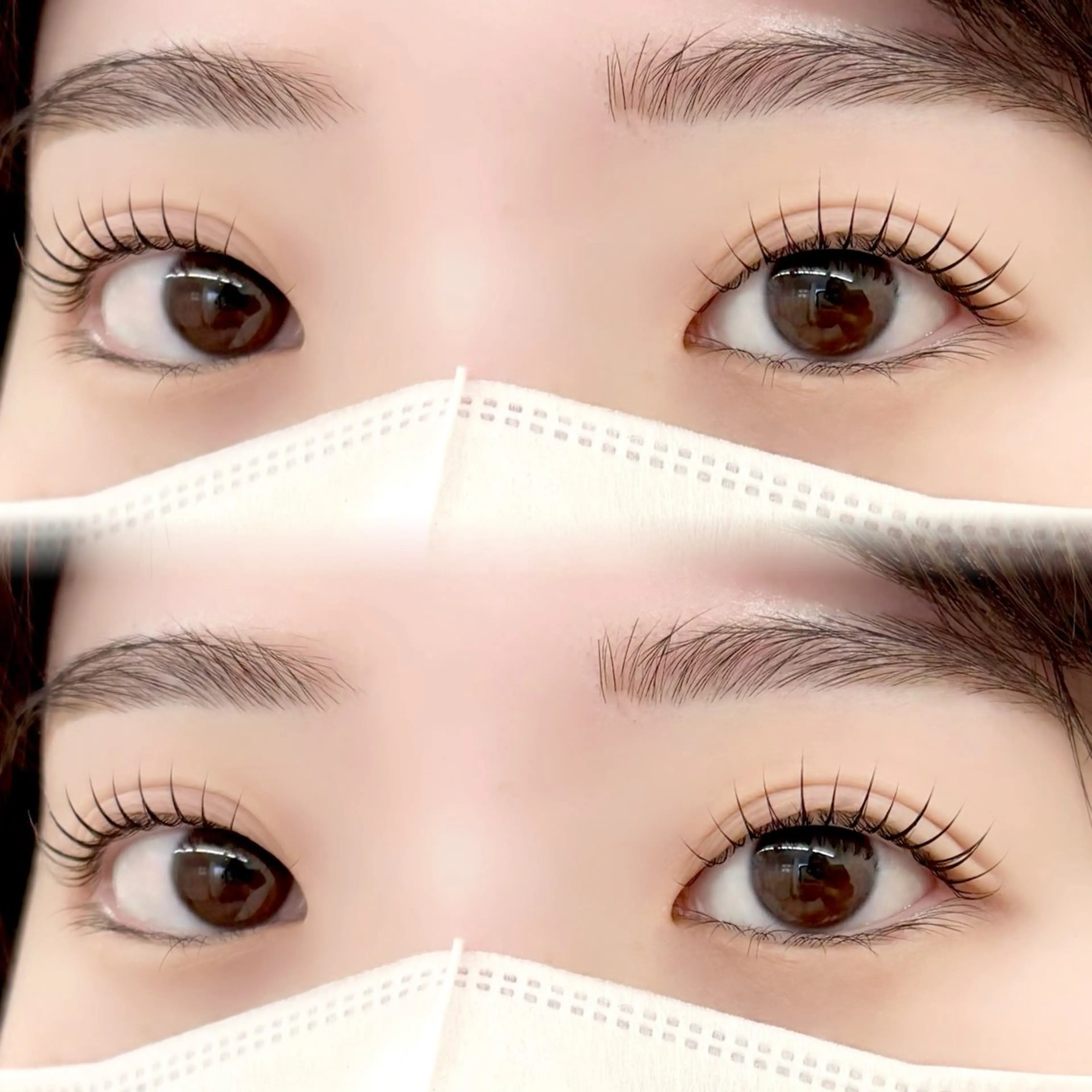 マツエク・マツパ 束感まつ毛 フラットラッシュ 韓国風マツエク ナチュラル まつげパーマ マツパ CLUTCH🫧 ayanoのマツエク・マツパデザイン