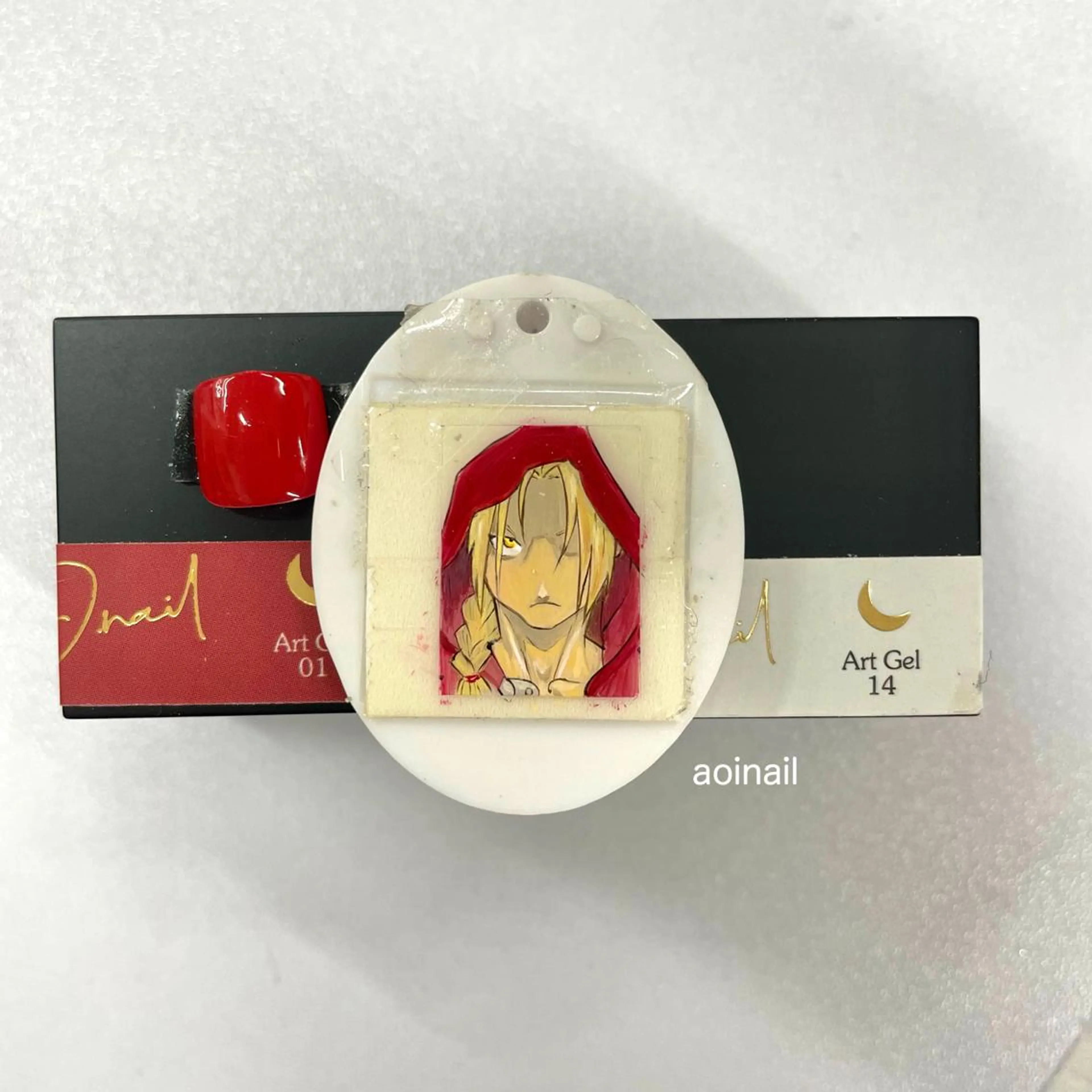 🎨 《事前仕込み》他店ジェルの上に痛ネイル1本 ¥8100  ※2本¥15000の写真